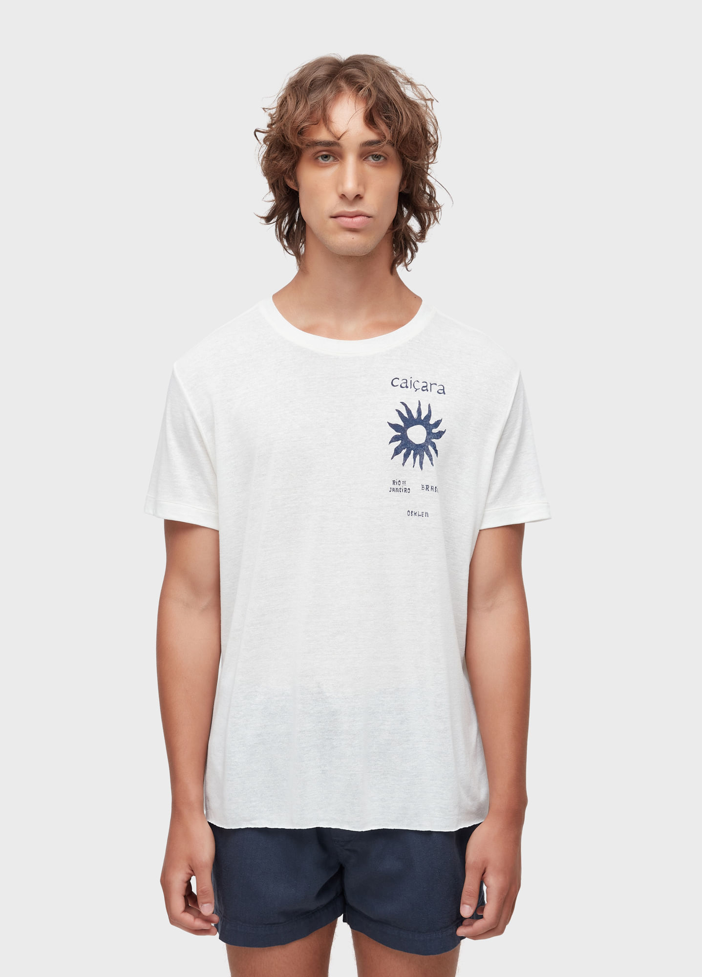 T-shirt caiçara sol mc | Osklen