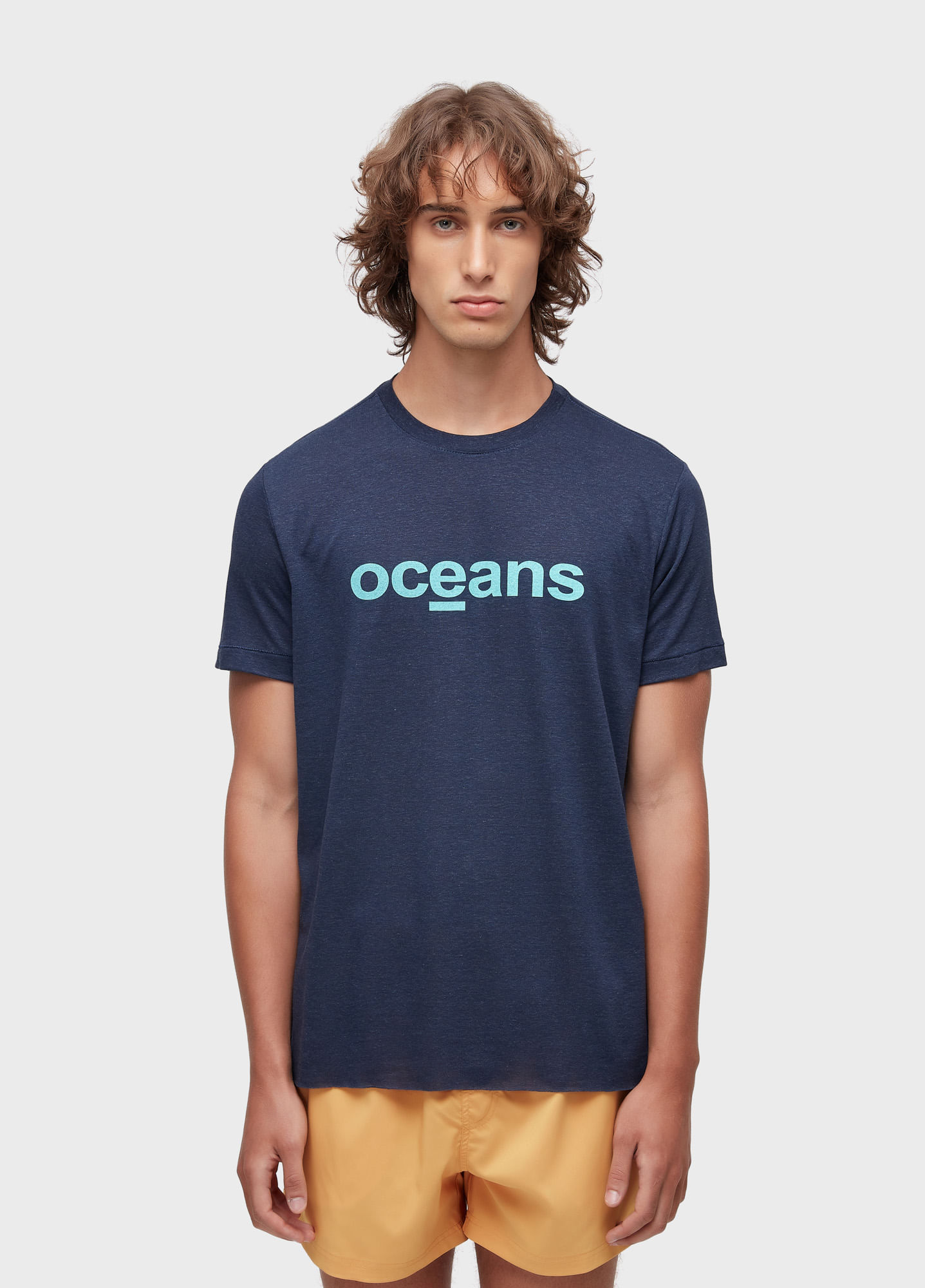 T-shirt oceans linen MC