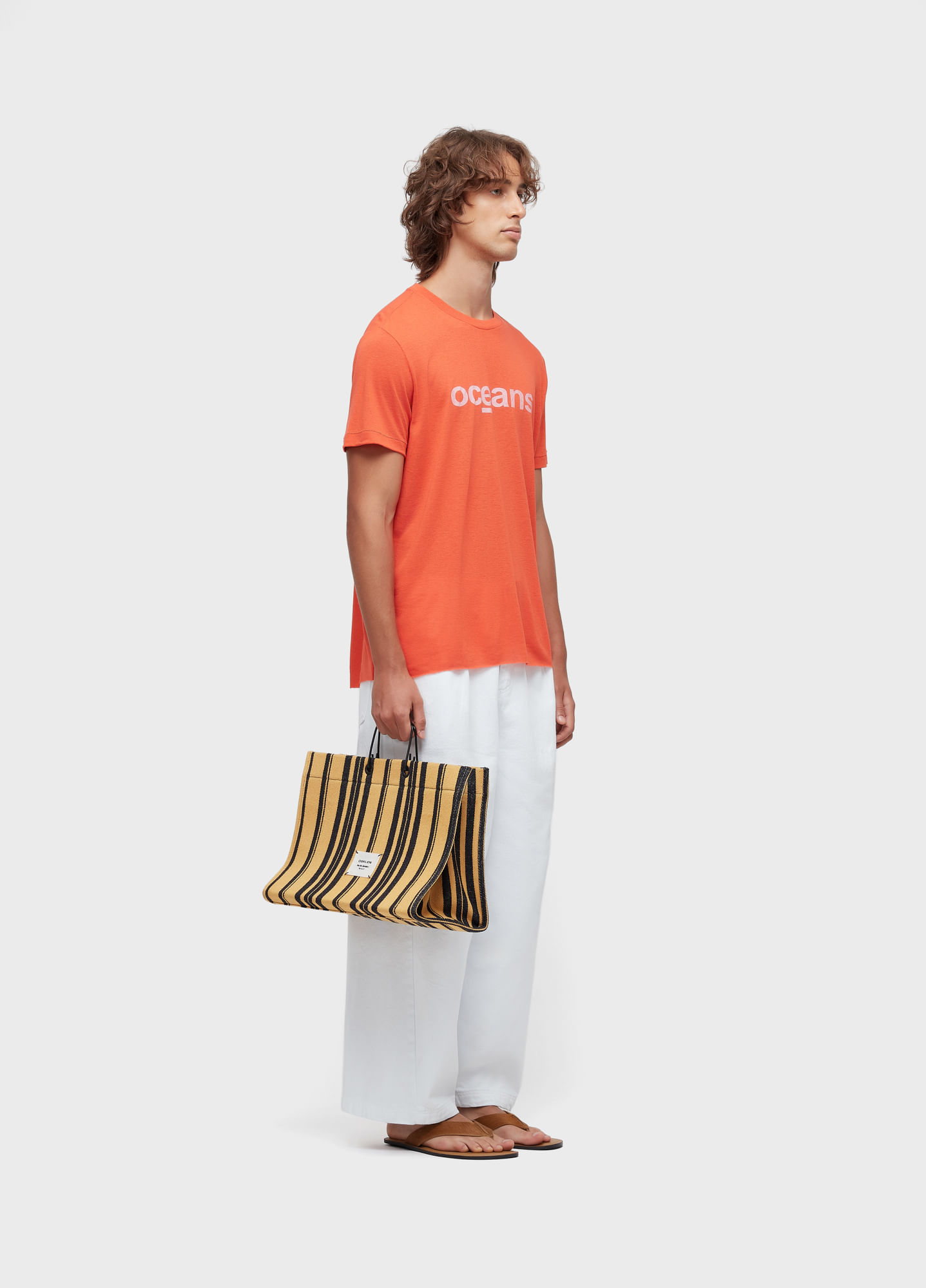 T-shirt oceans linen MC