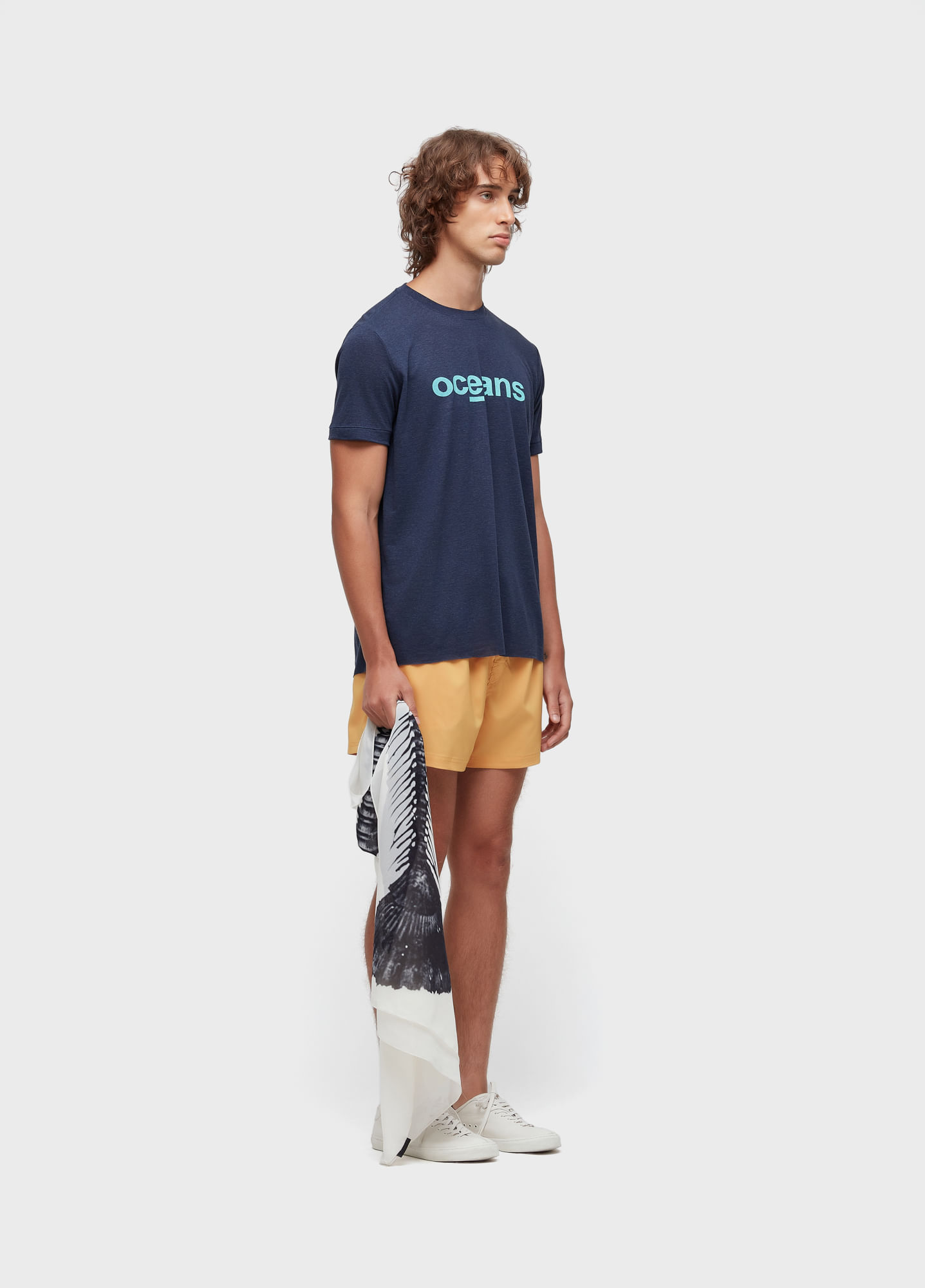 T-shirt oceans linen MC