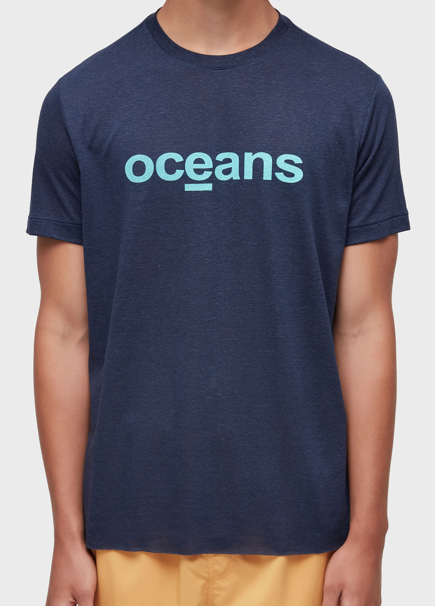 T-shirt oceans linen MC