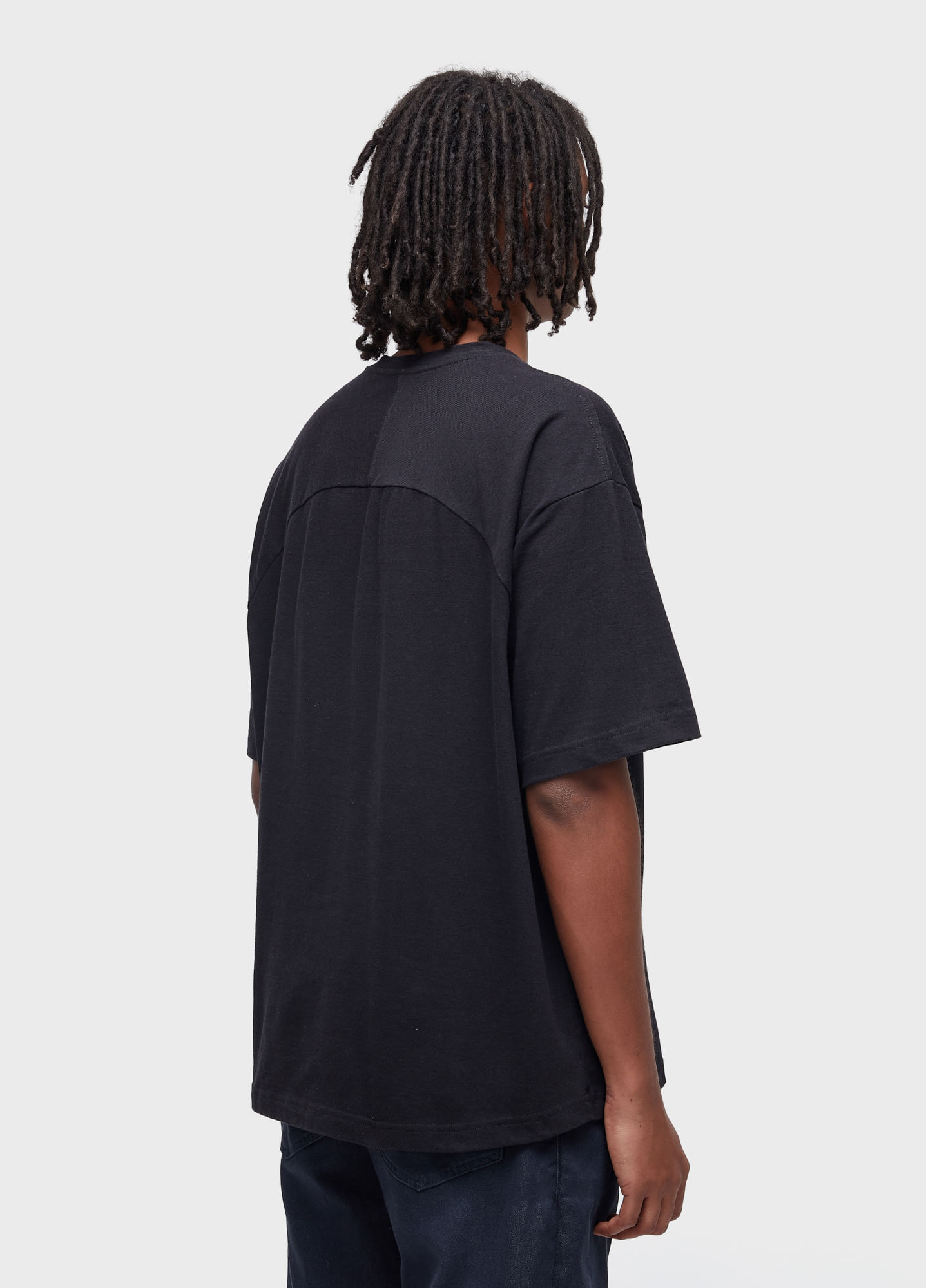 T-shirt over back yoke MC