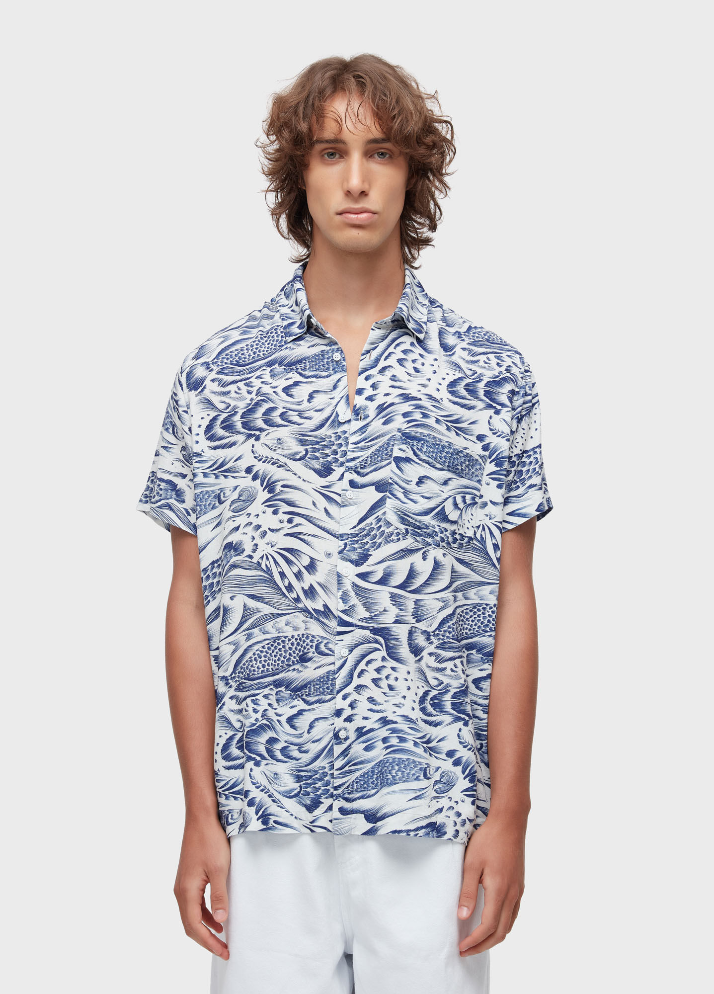 Camisa pirarucu trace blue MC