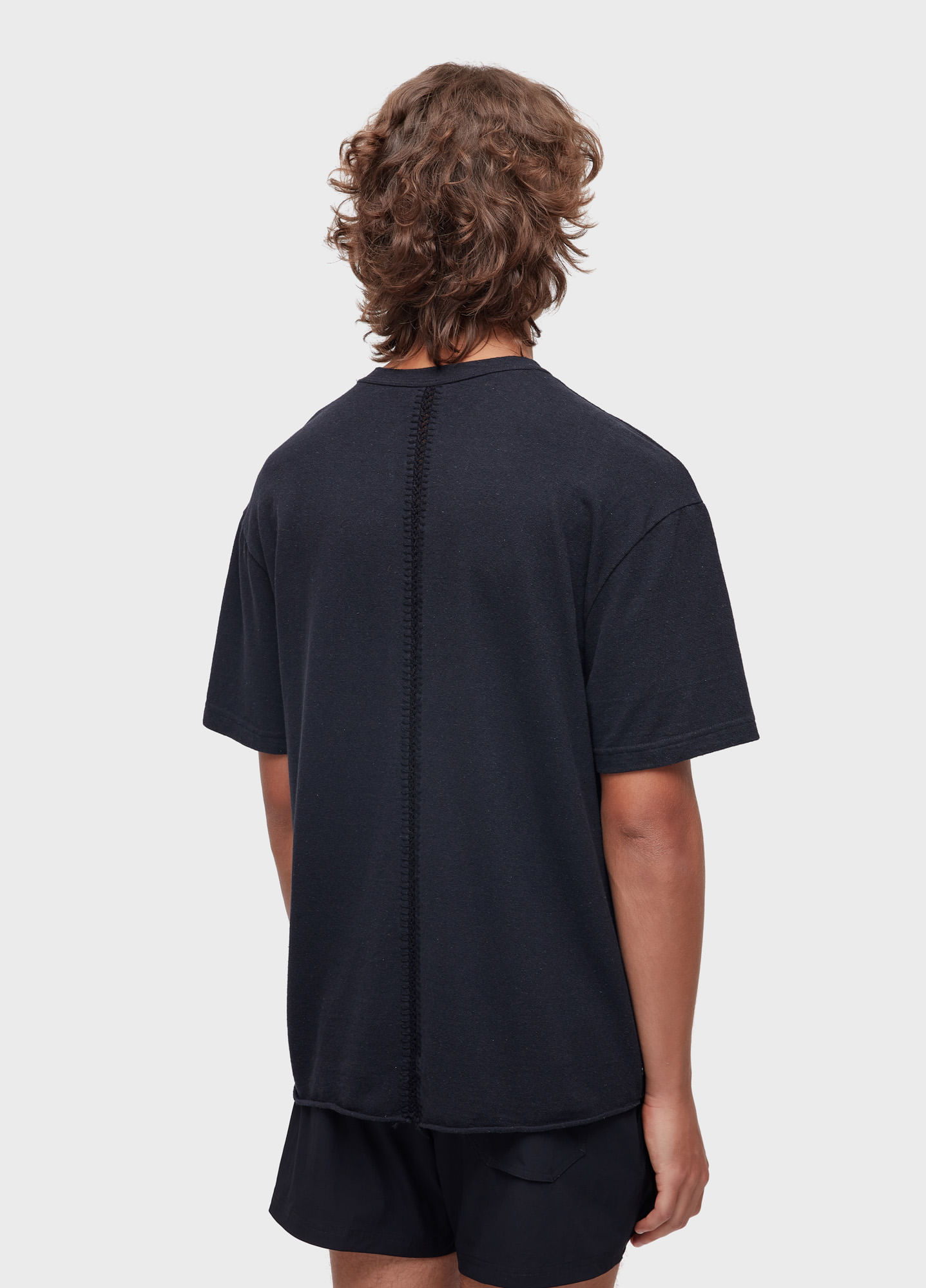 T-shirt over trought crochê Cóstas MC