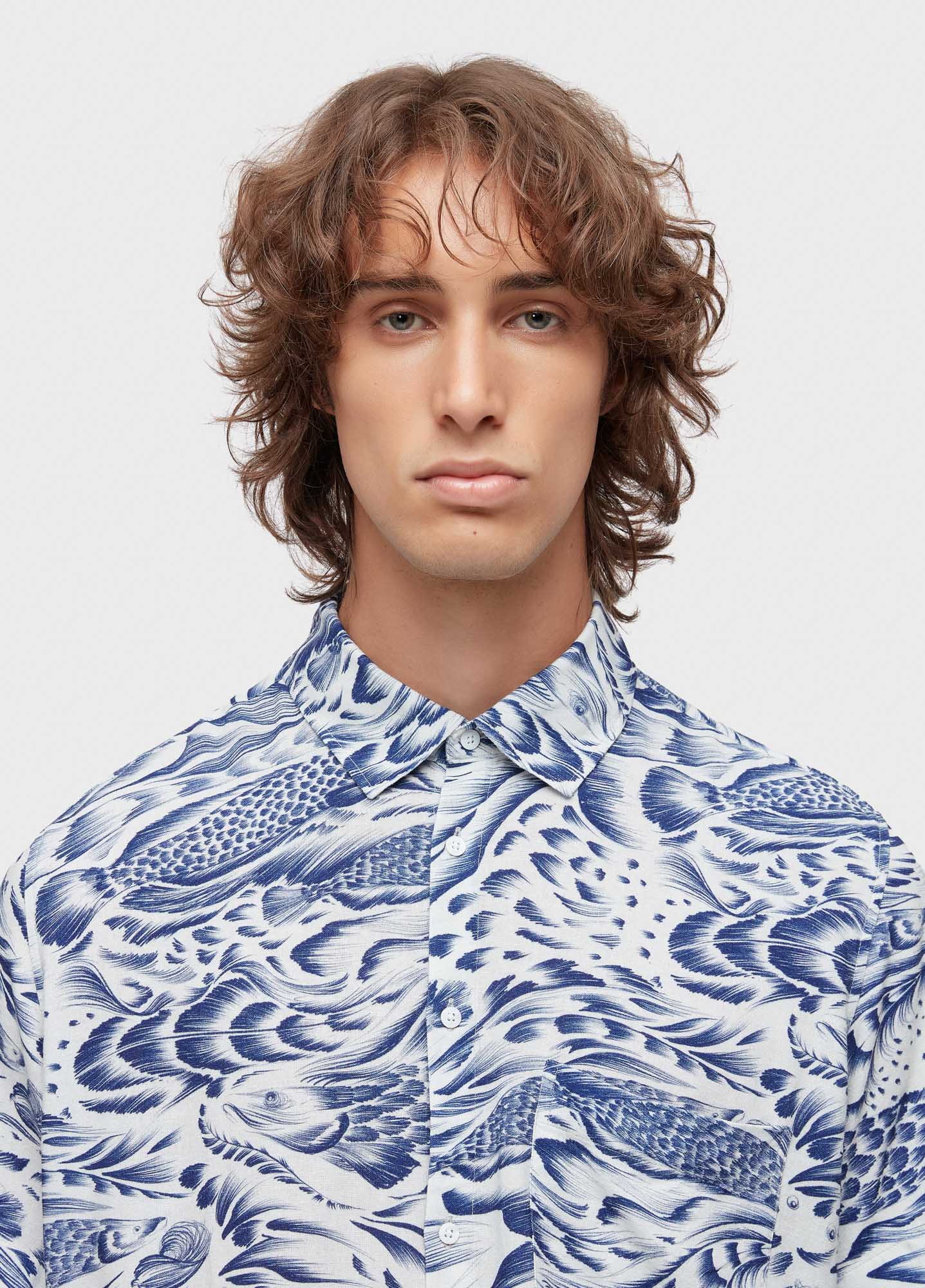 Camisa pirarucu trace blue MC