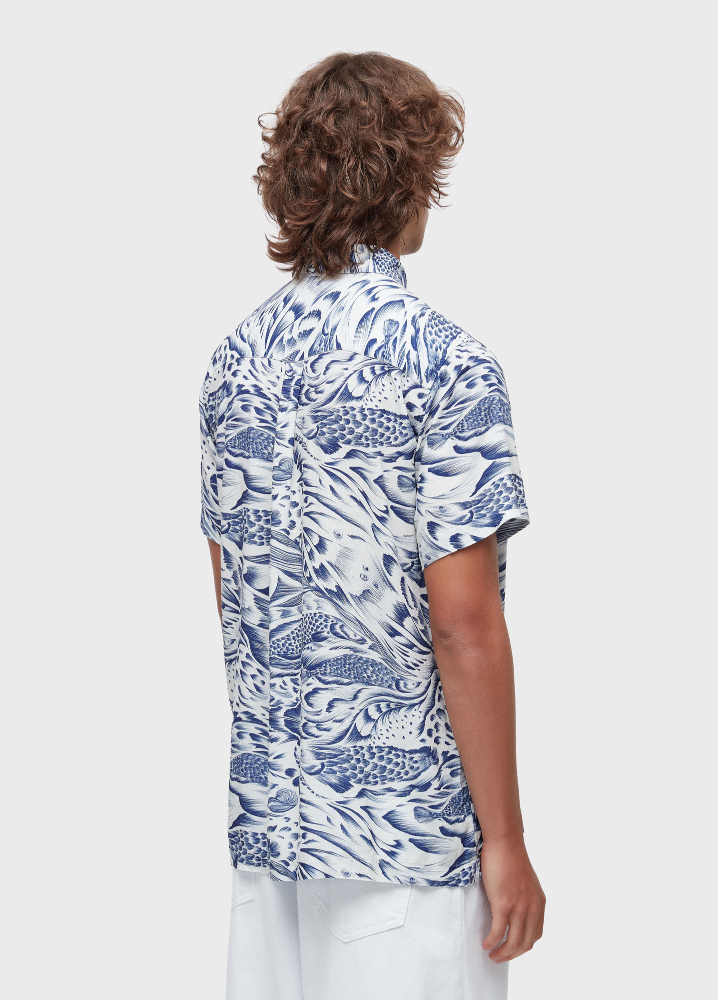 Camisa pirarucu trace blue MC