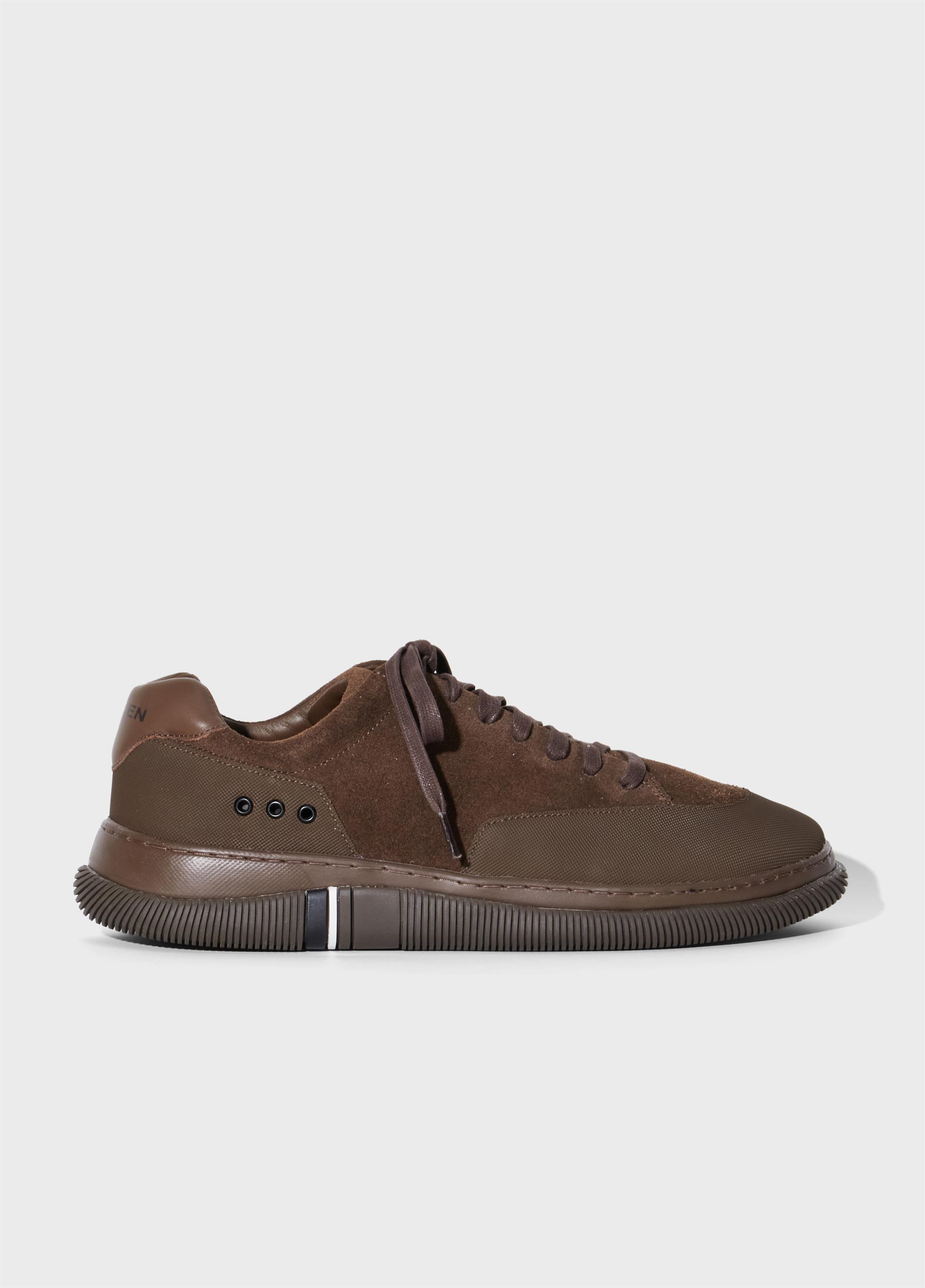 Tênis hybrid laces camurca masc