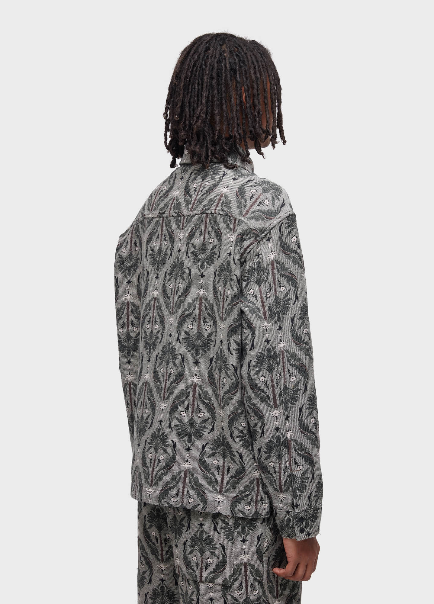 Jaqueta jacquard imperial