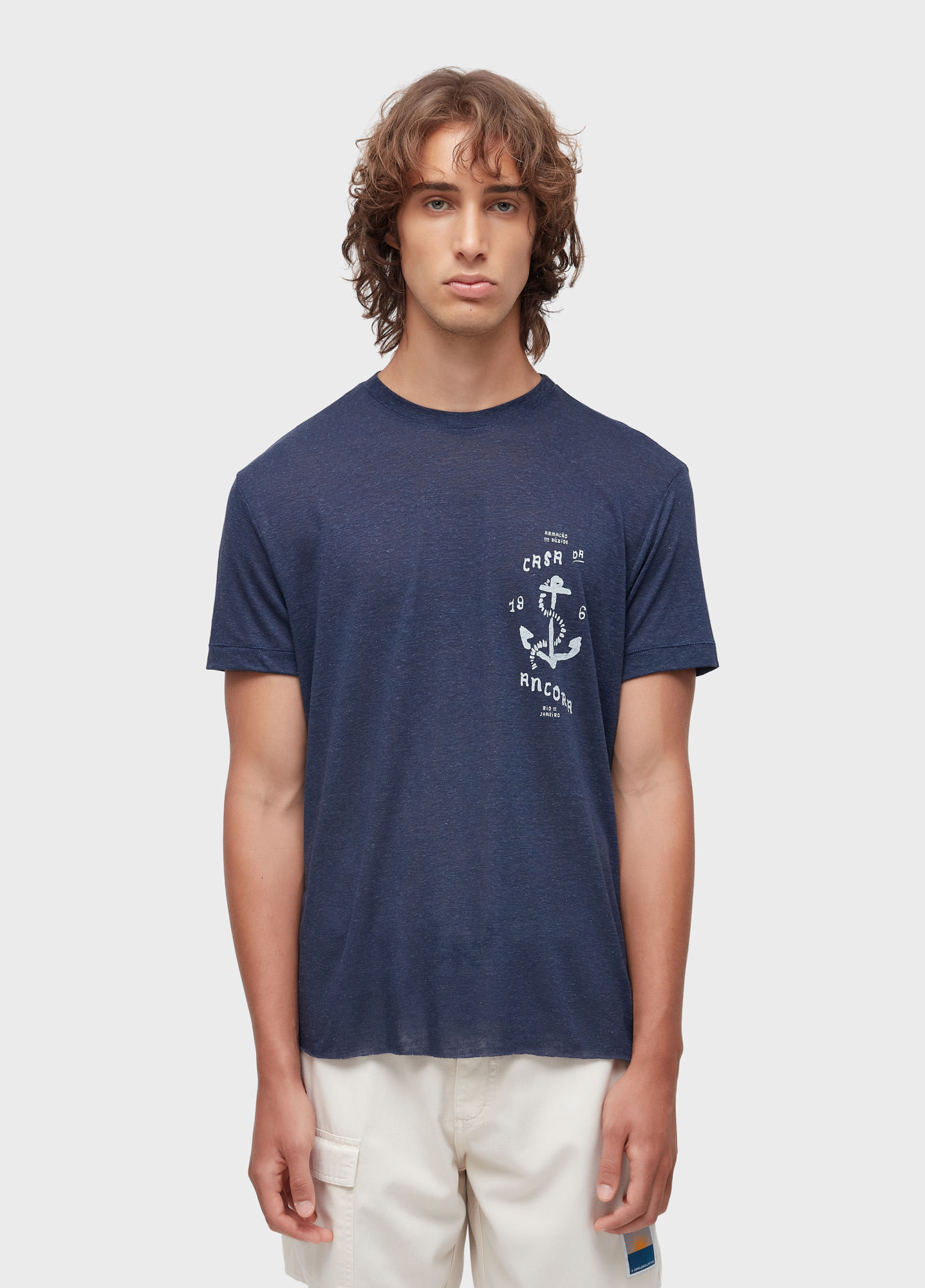 T-shirt casa da ancora light linen mc | Osklen