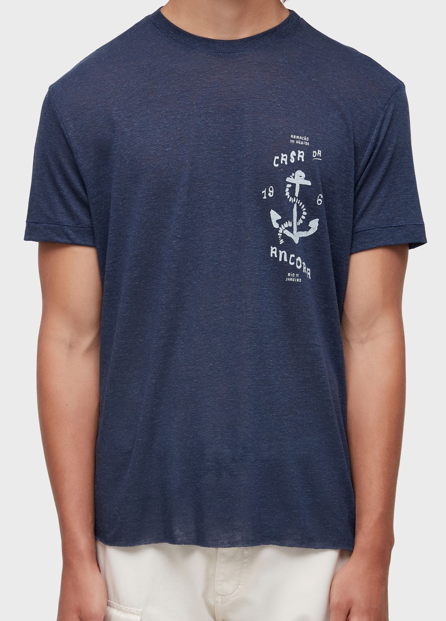 T-shirt casa da ancora light linen mc | Osklen