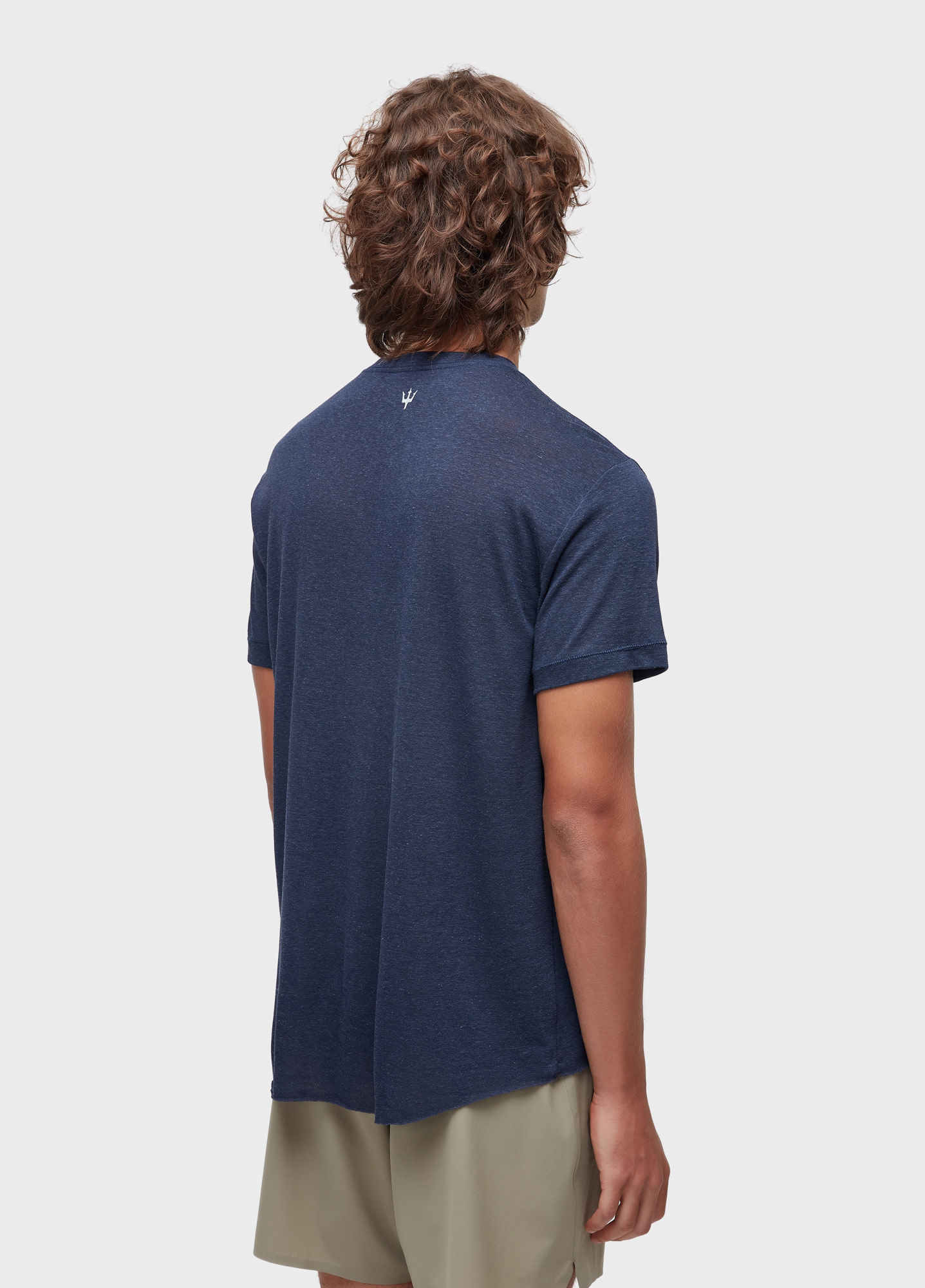 T-shirt minimal surfing light linen MC