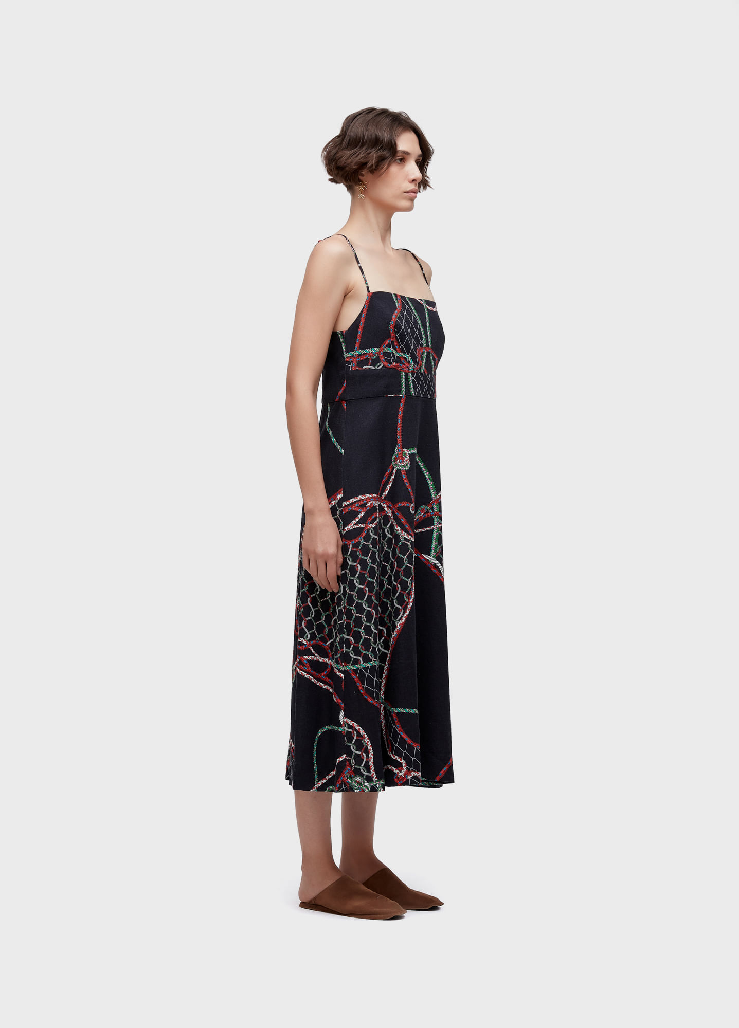 Vestido alças nos