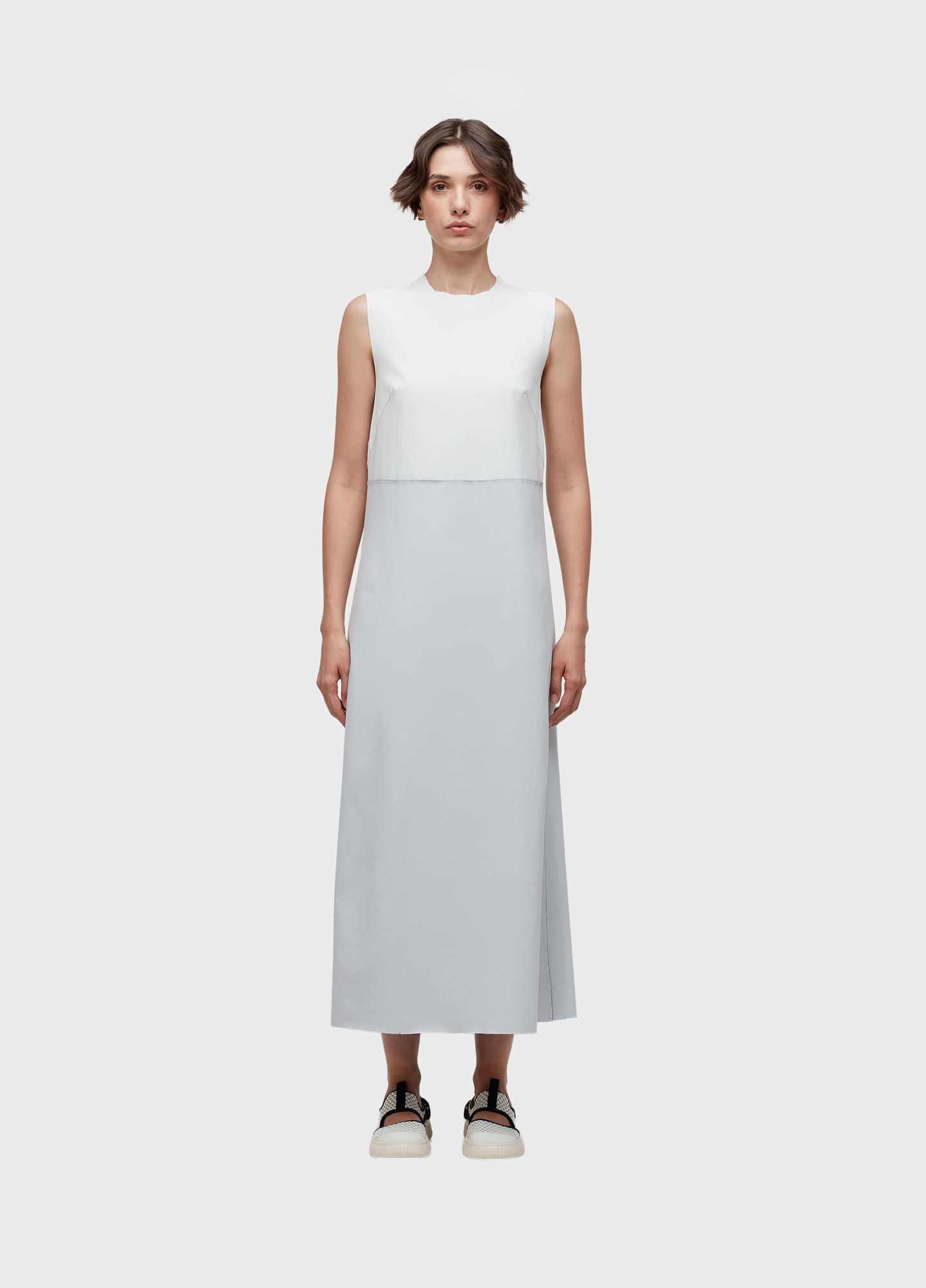 Vestido superlight double face bicolor