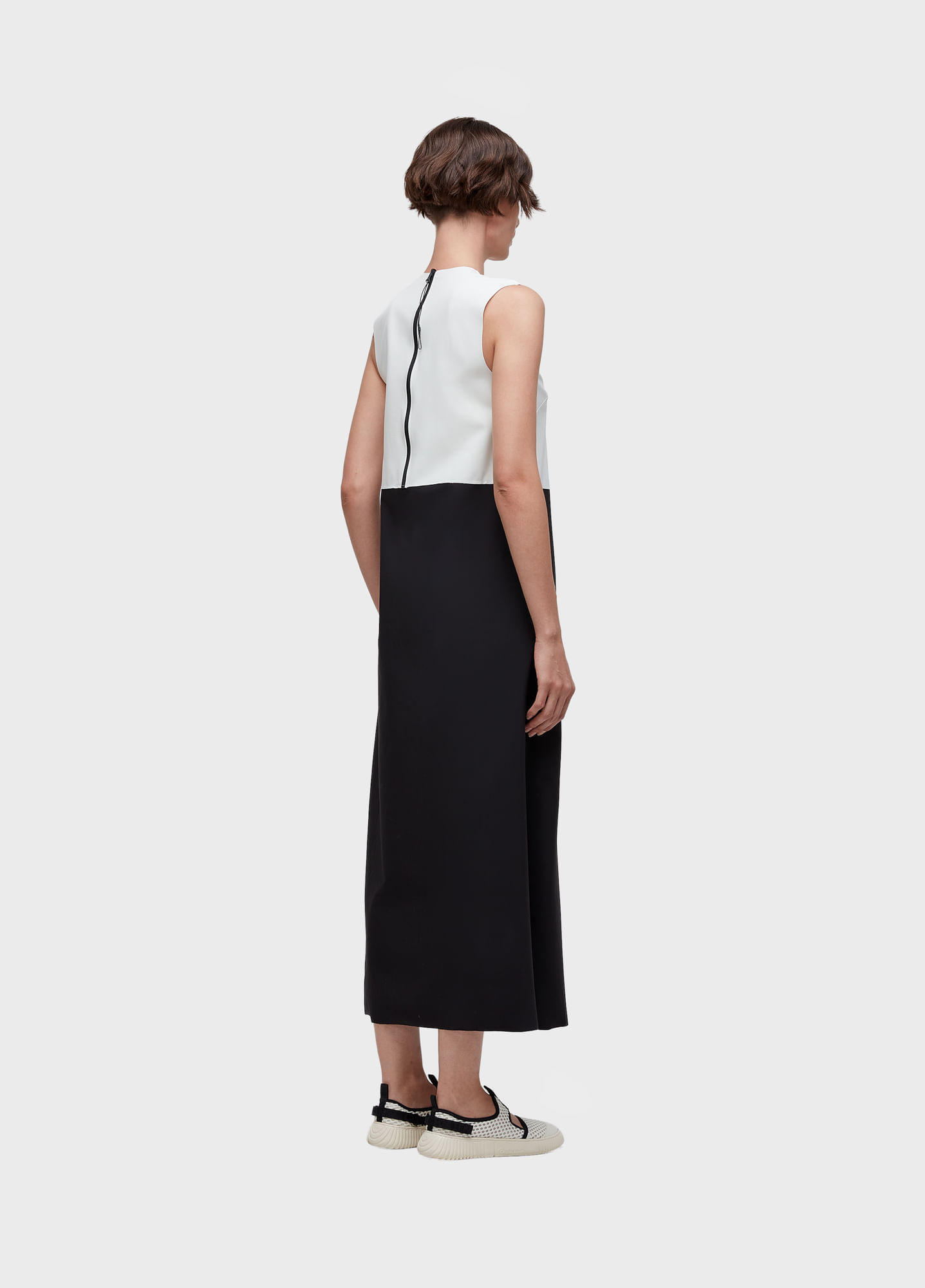 Vestido superlight double face bicolor