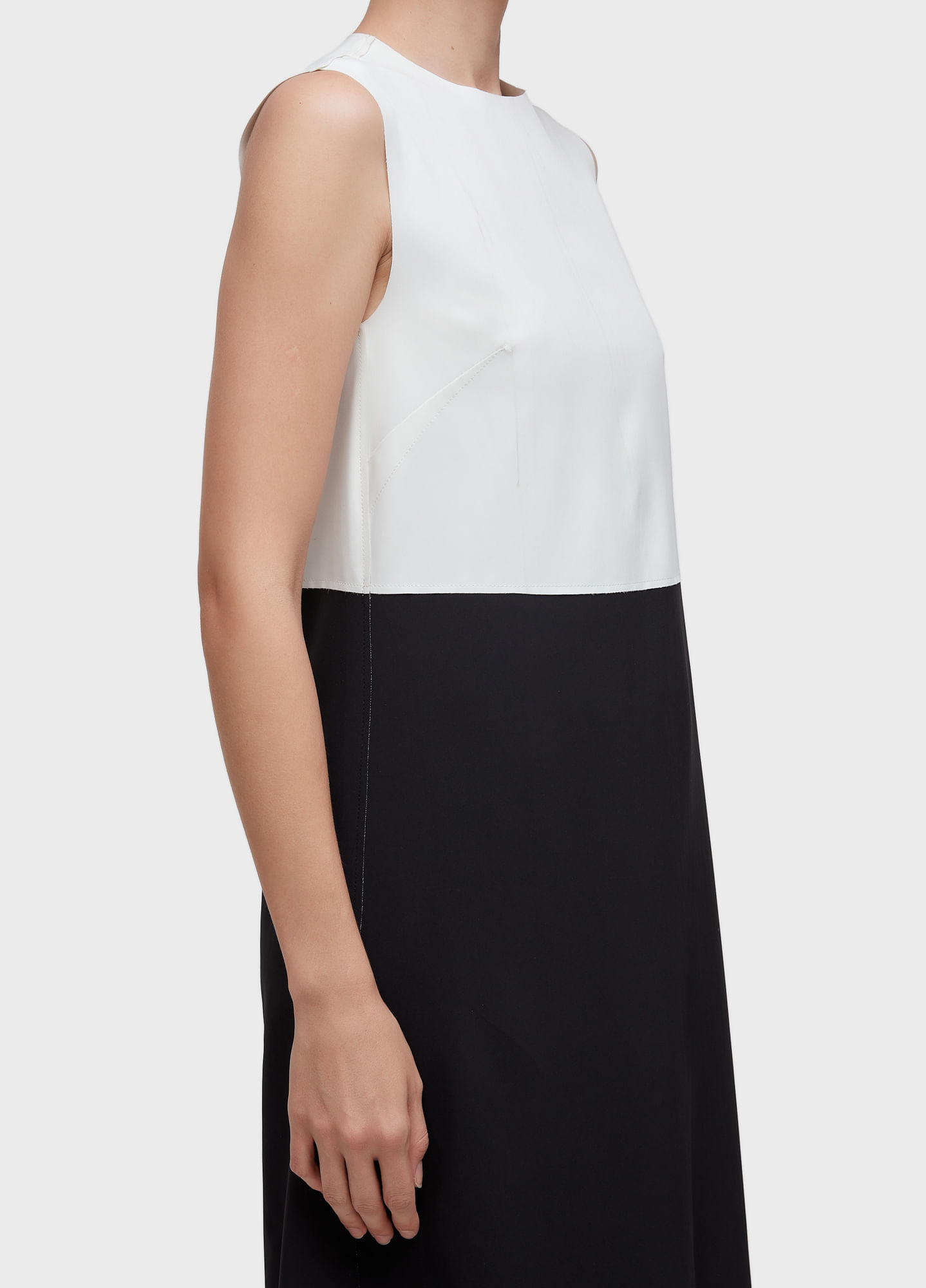 Vestido superlight double face bicolor