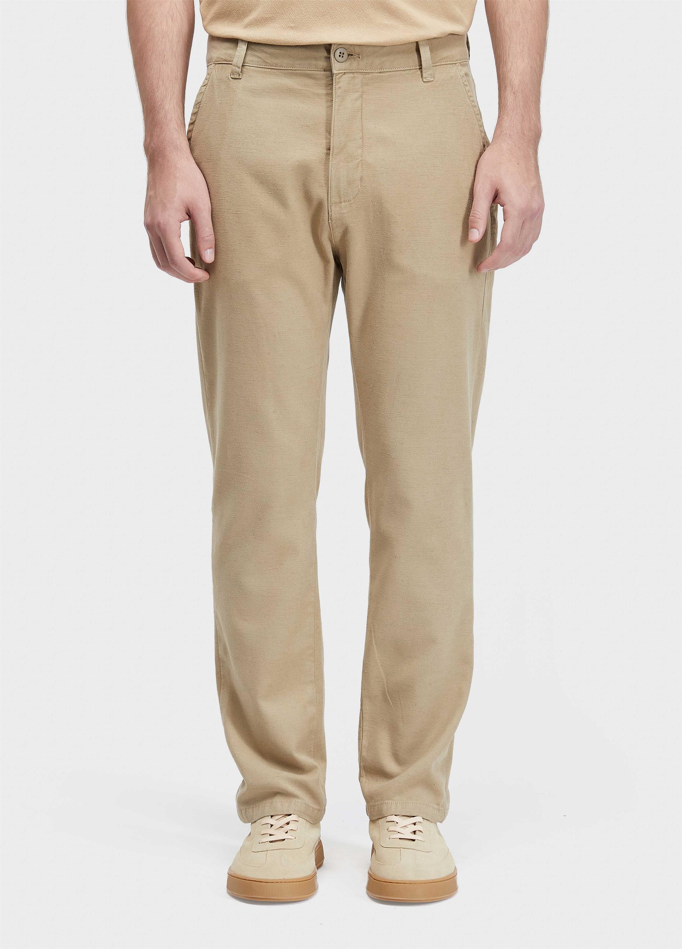 Calça cotton linen