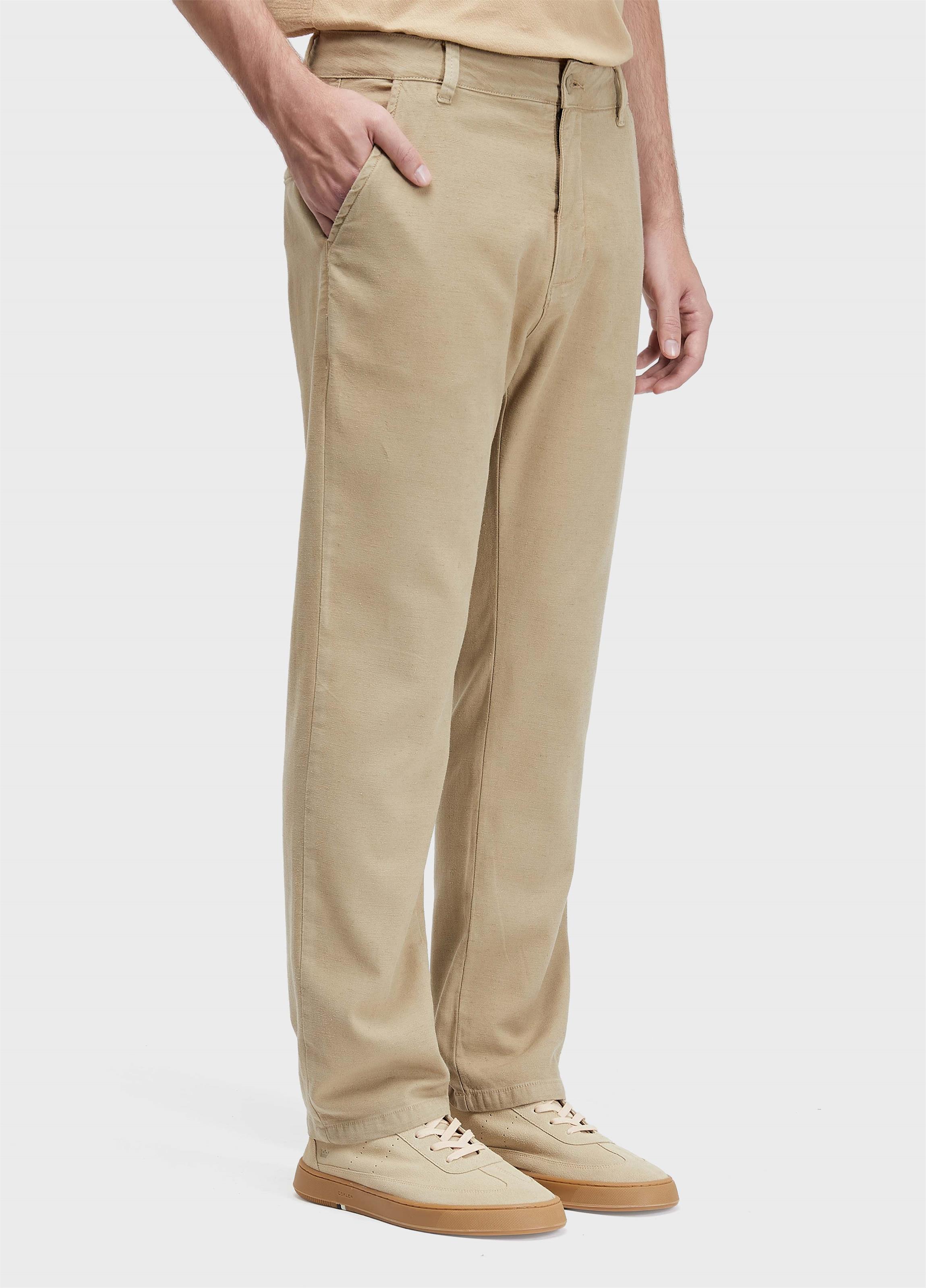 Calça cotton linen