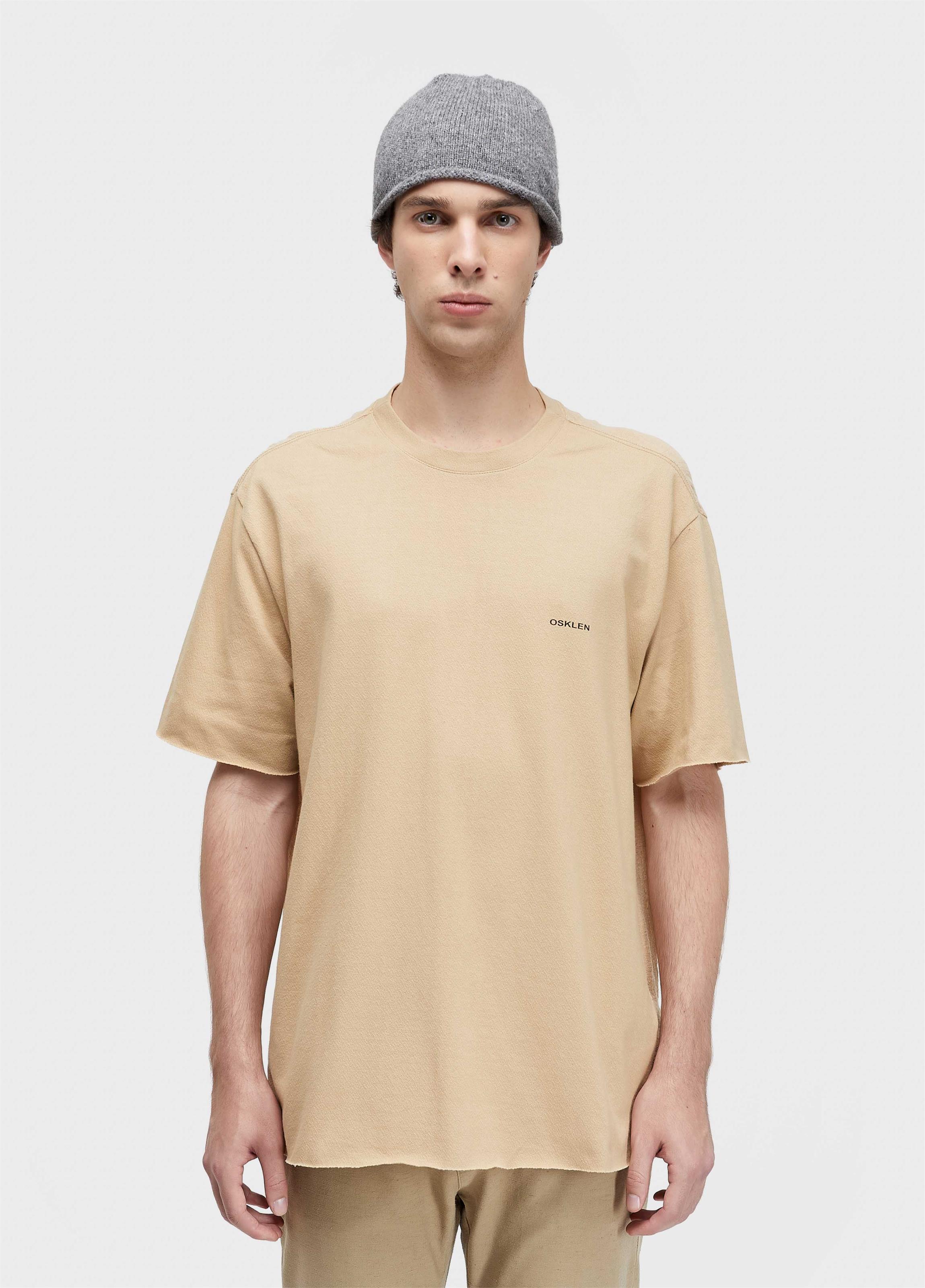 T-shirt over rustic butterfly