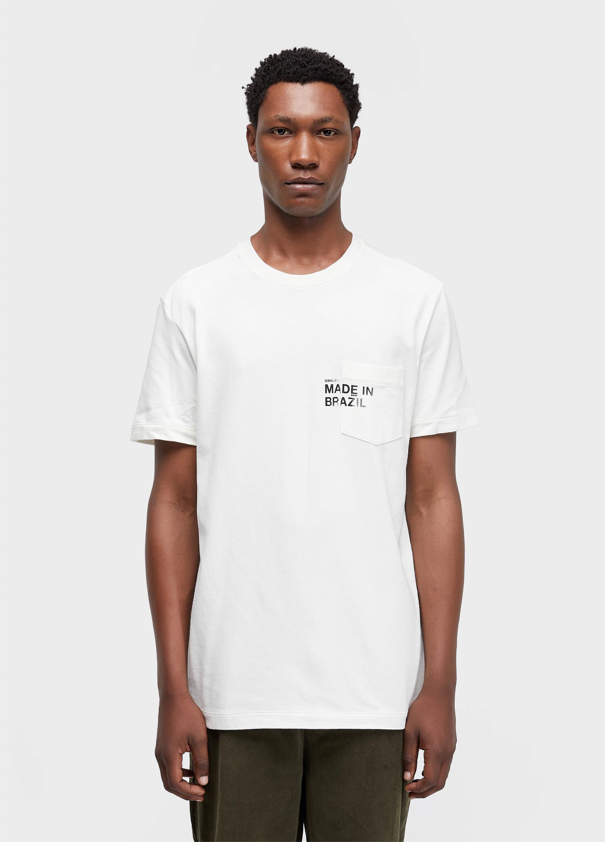 T-shirt pocket made in brazil
