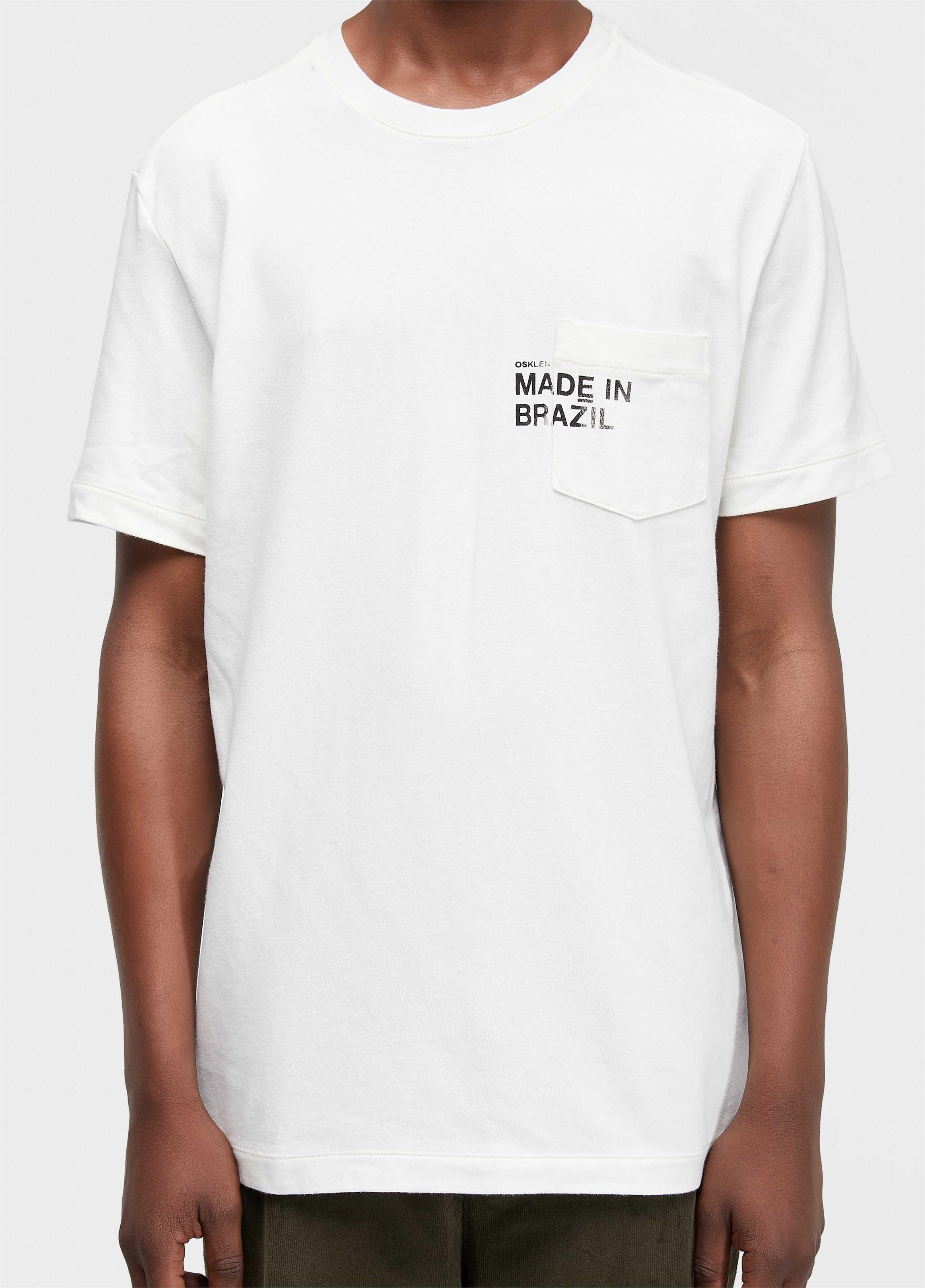 T-shirt pocket made in brazil