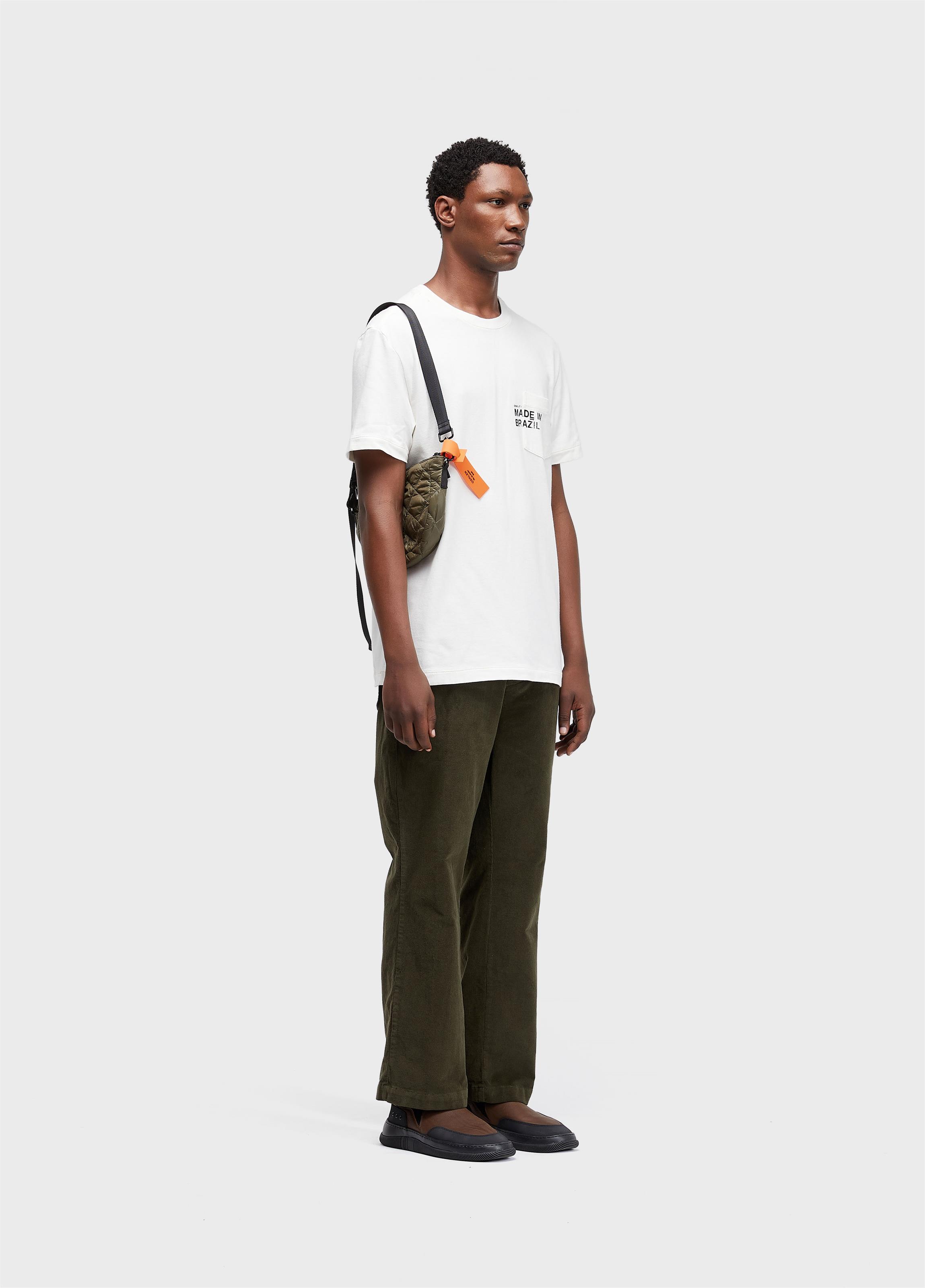 T-shirt pocket made in brazil