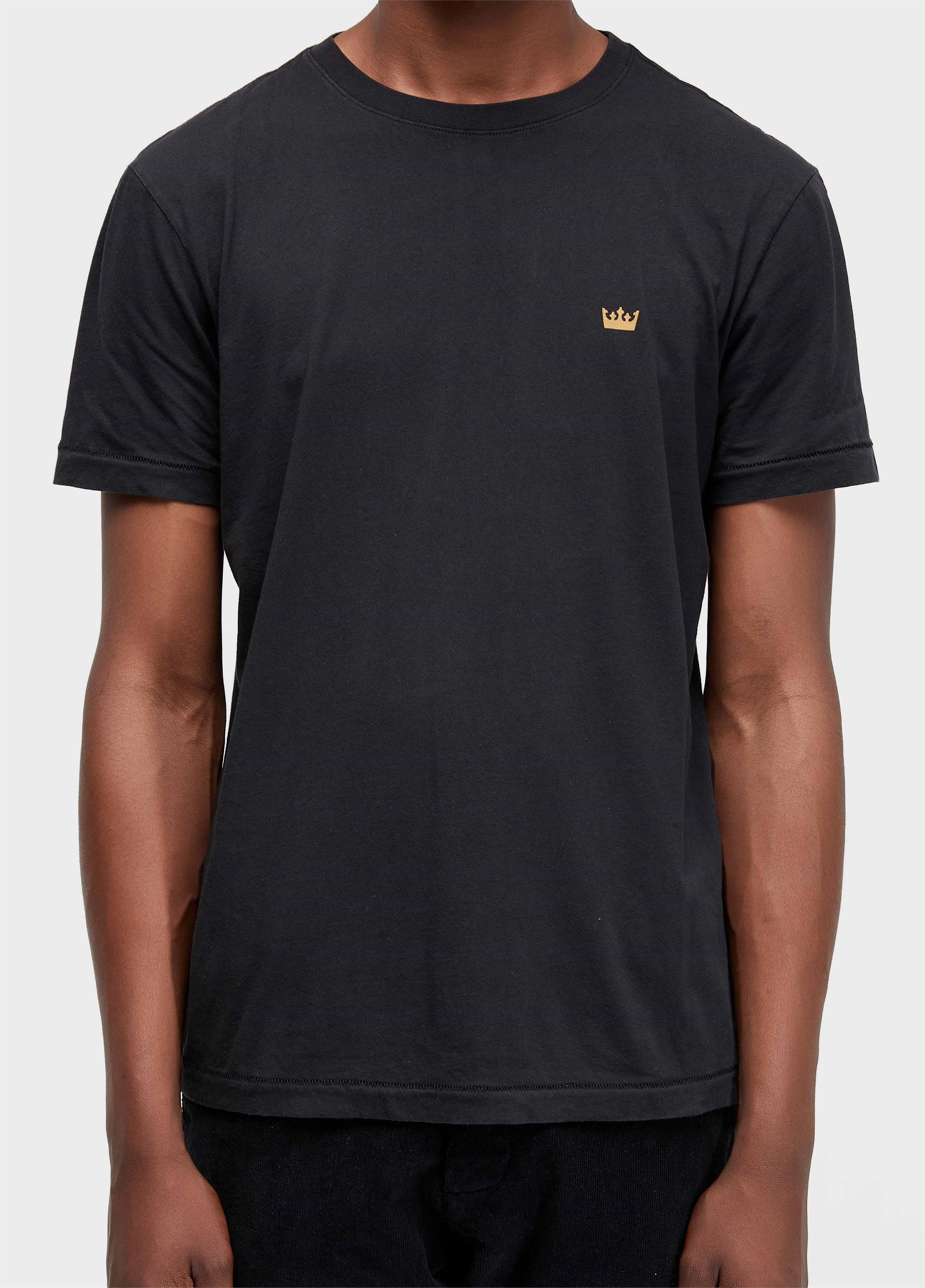 T-shirt soft used gold crown