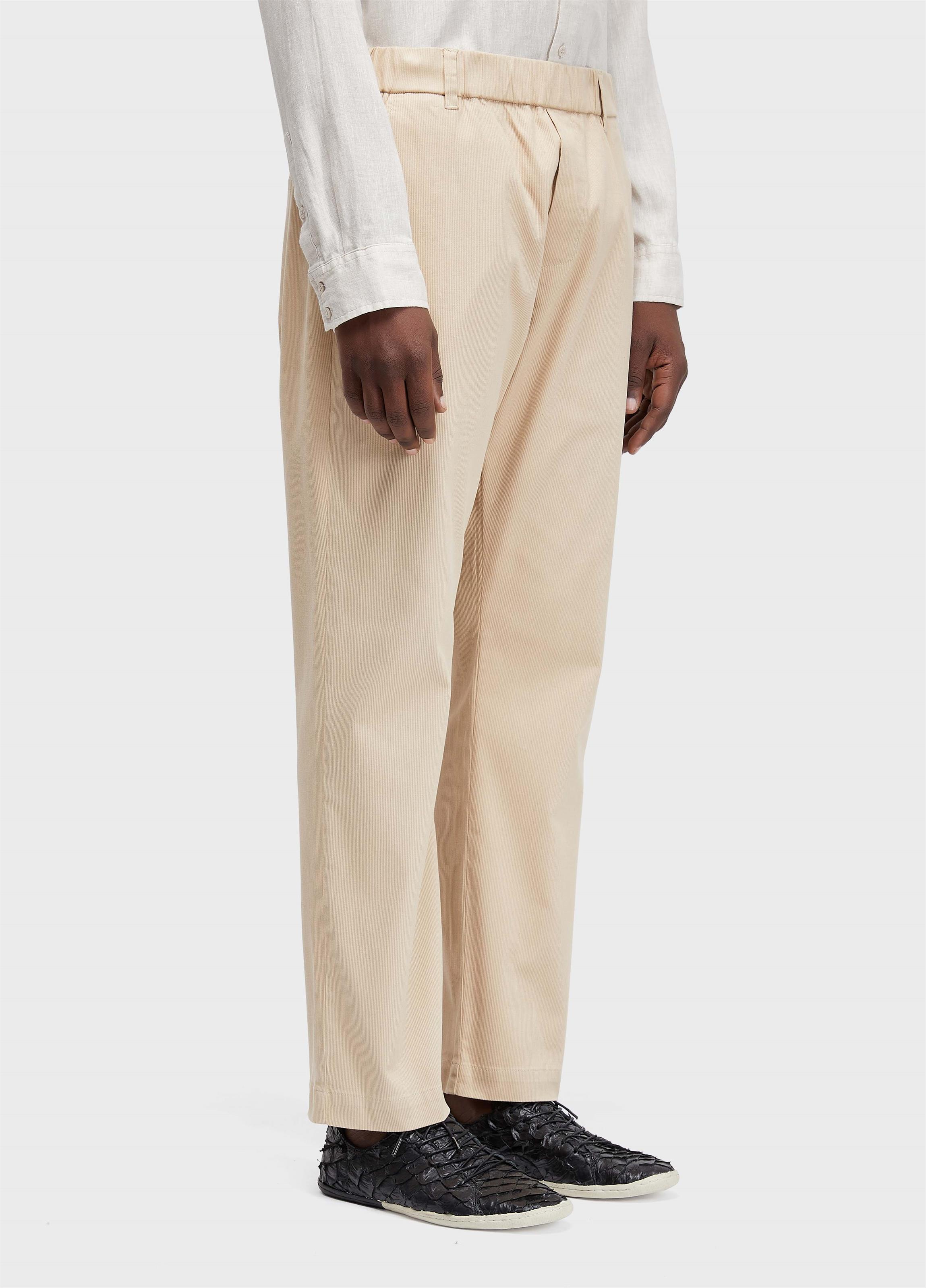 Calça confort velvet texture