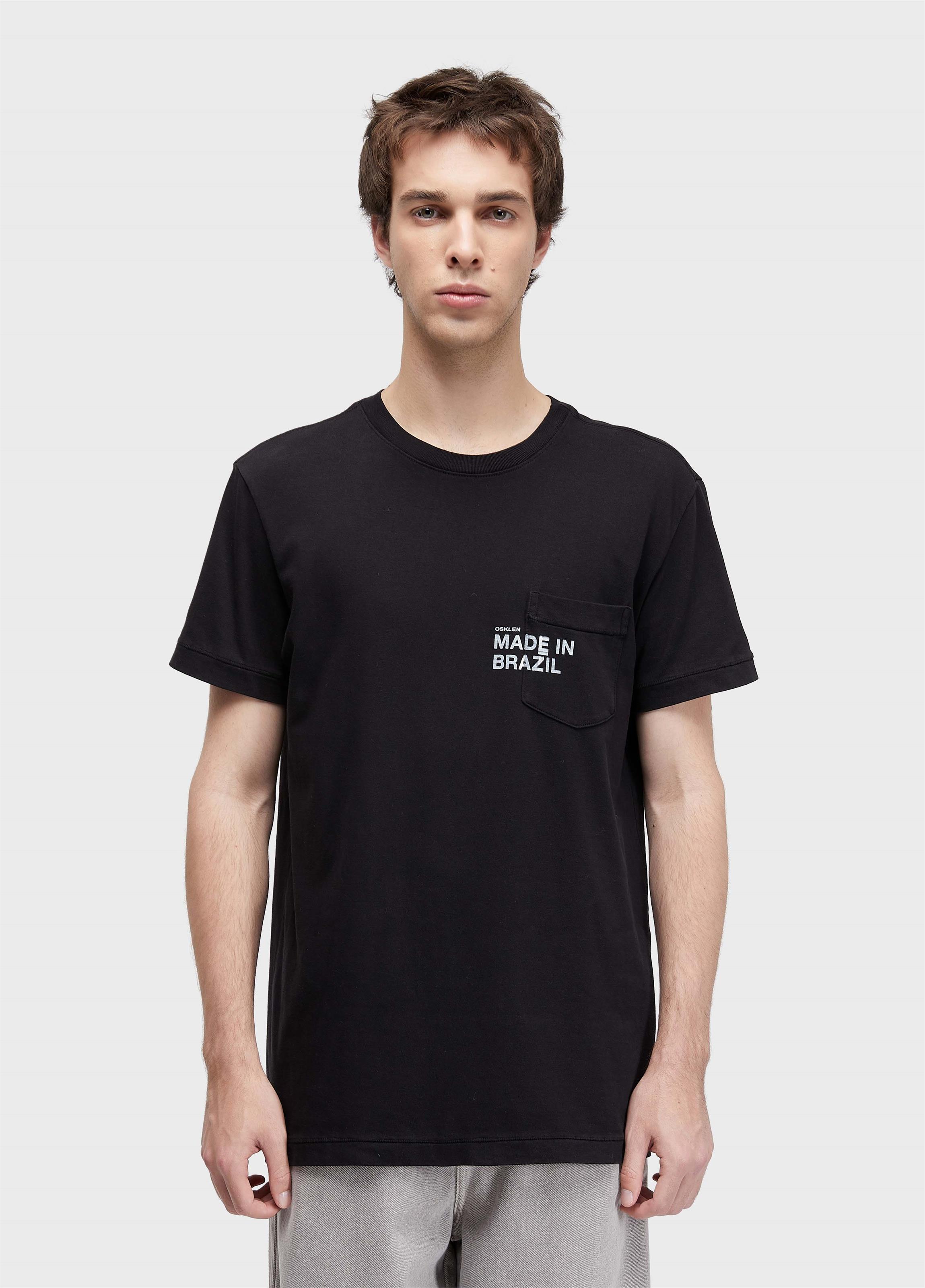 T-shirt pocket made in brazil