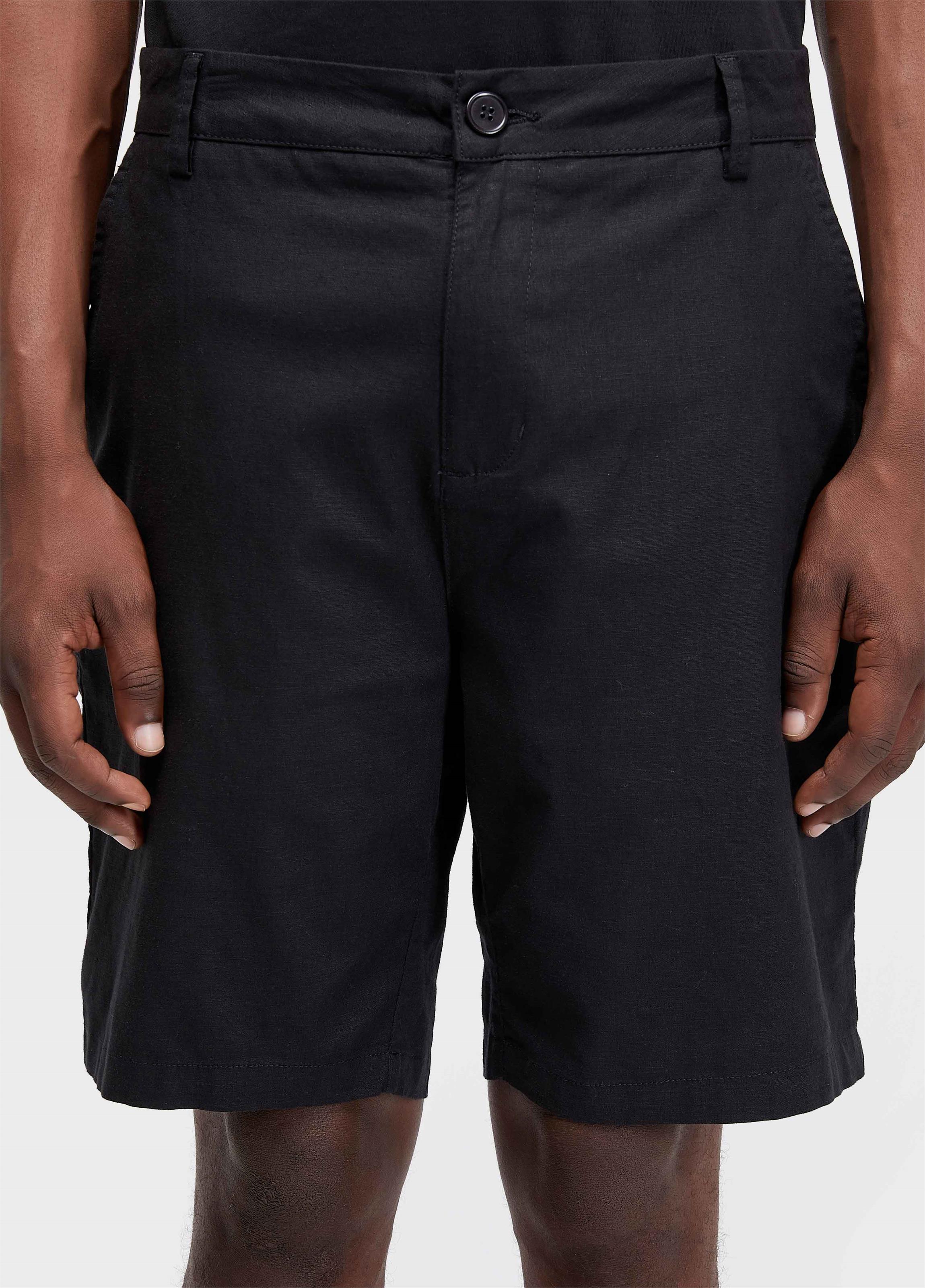 Bermuda alfaiataria basic linen