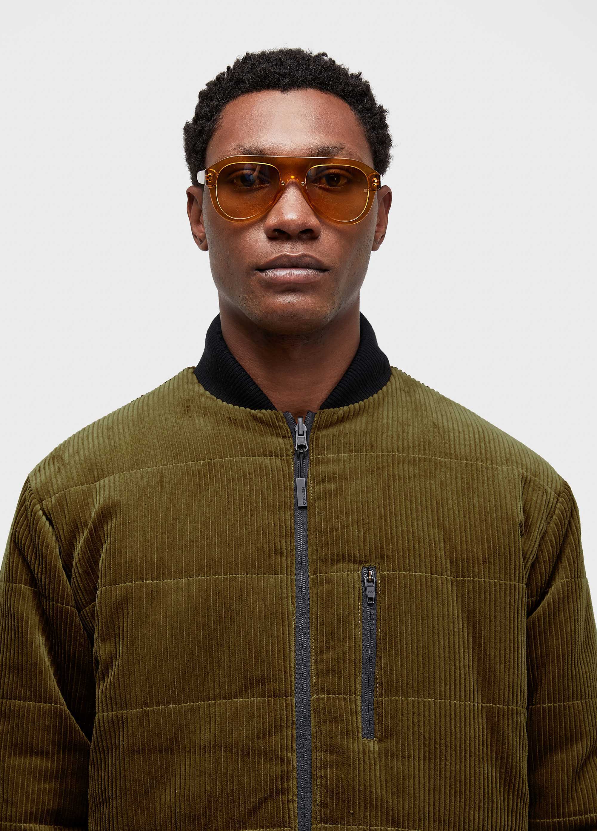 ジャケット・アウター TYPE SHADE G2B BOMBER LEATHER JACKET Jaqueta bomber double velvet | Osklen