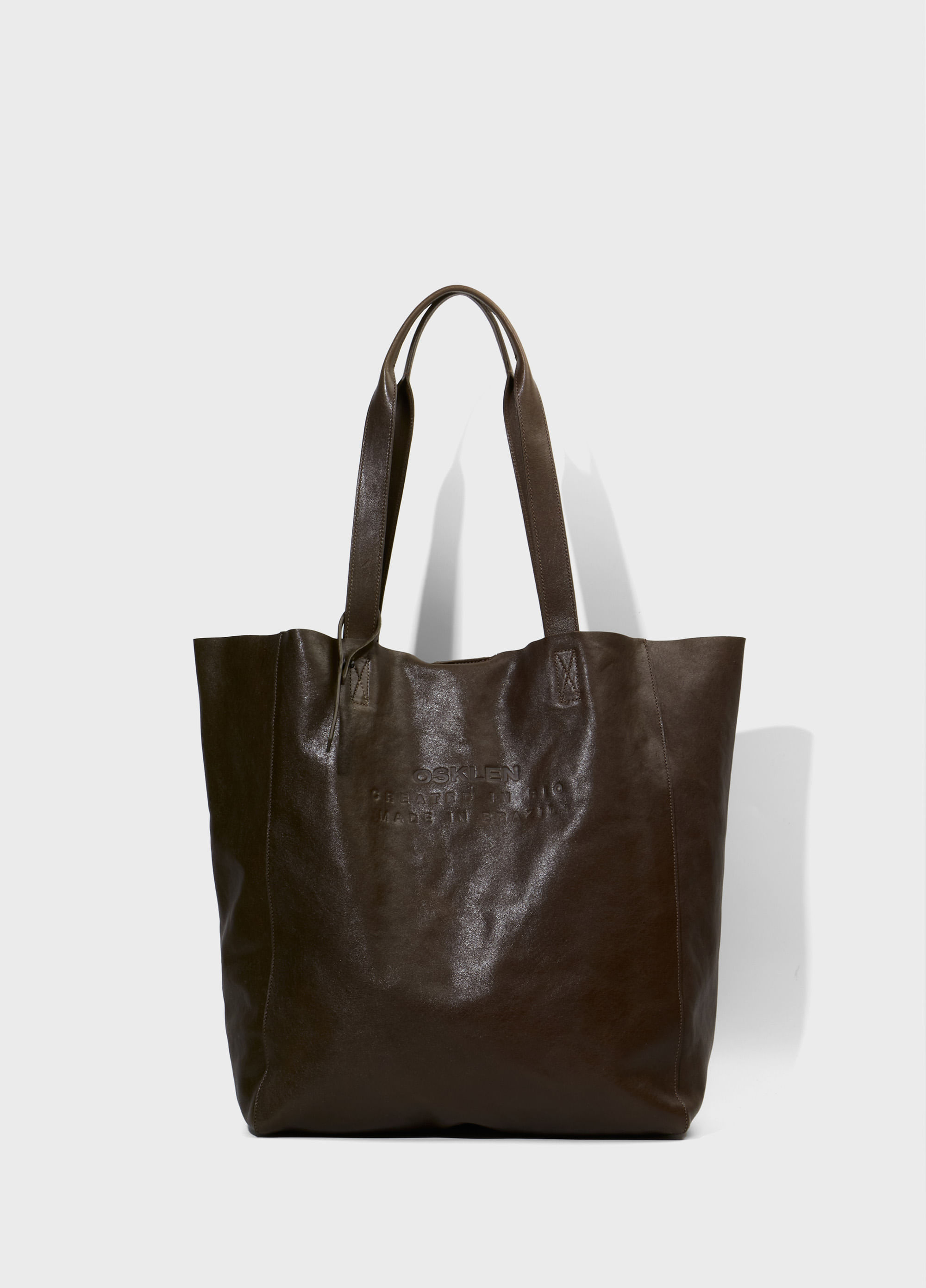 Bolsa tote e leather large