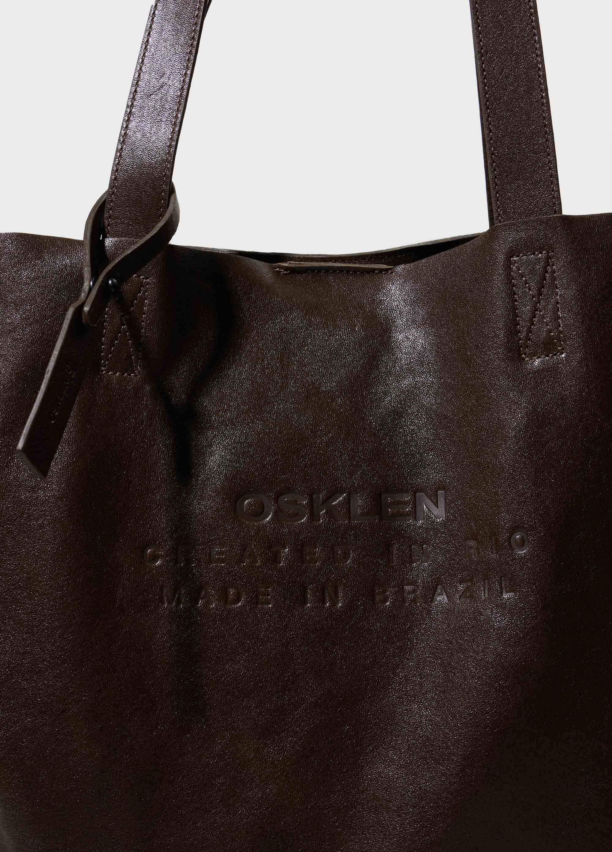 Bolsa tote e leather large