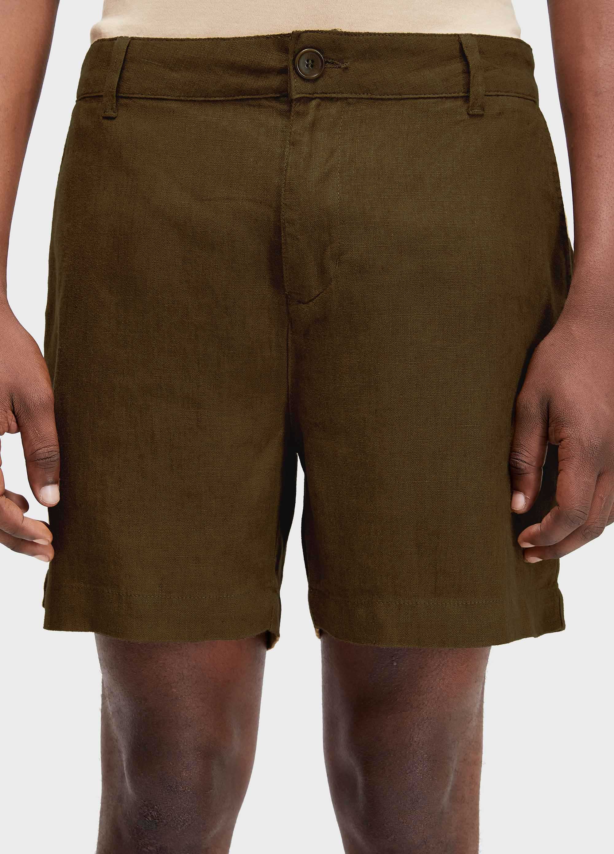 Bermuda alfaiataria pure linen