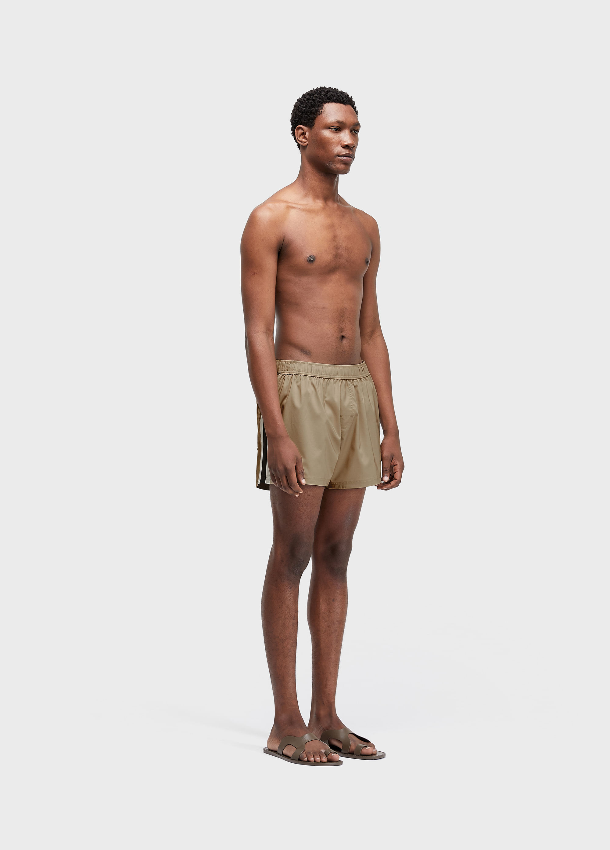 Resort short aquaone urban color stripes