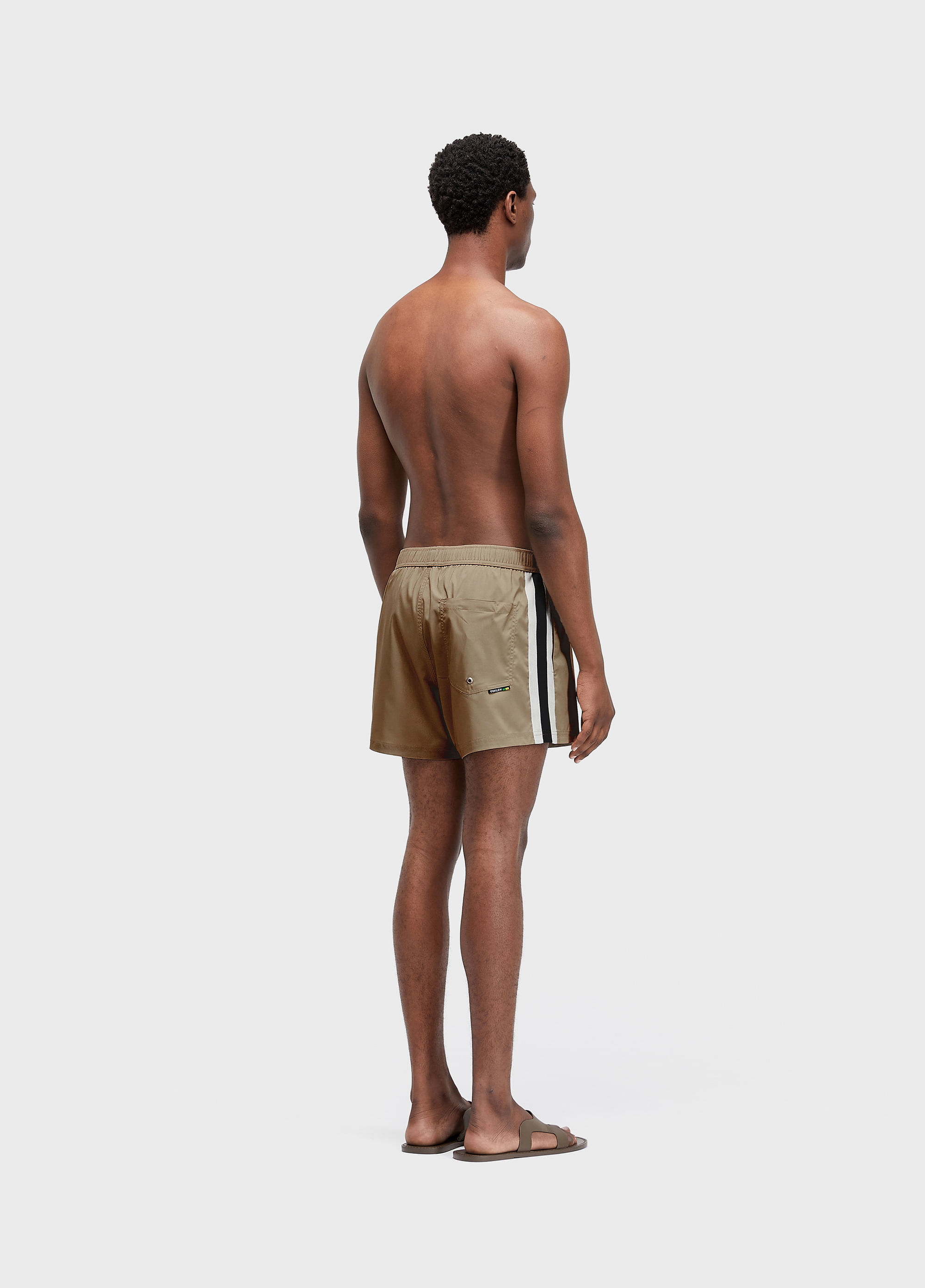 Resort short aquaone urban color stripes