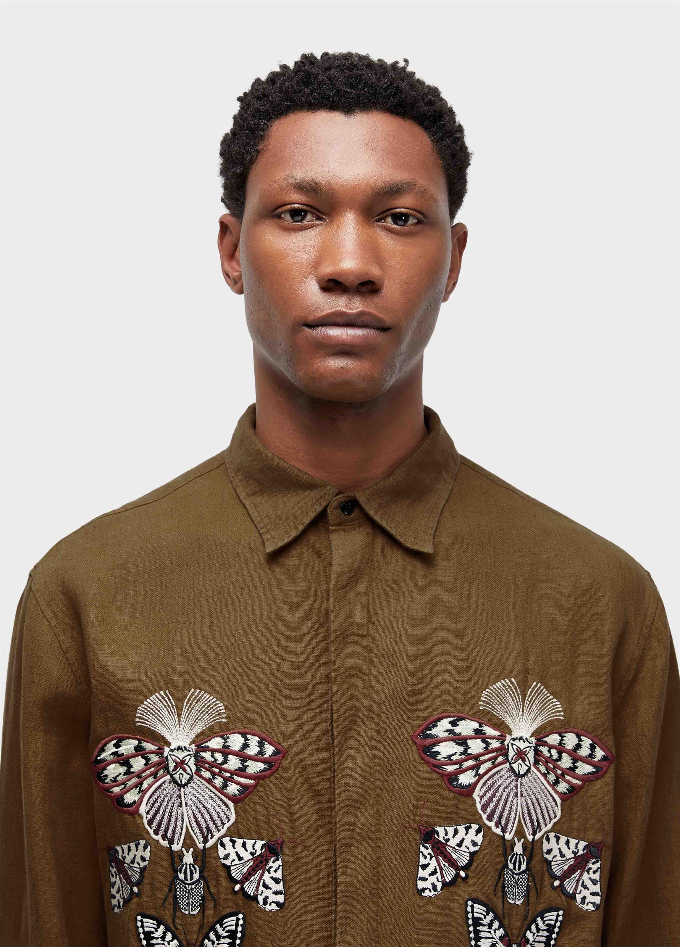 Camisa linen bordado cabinet