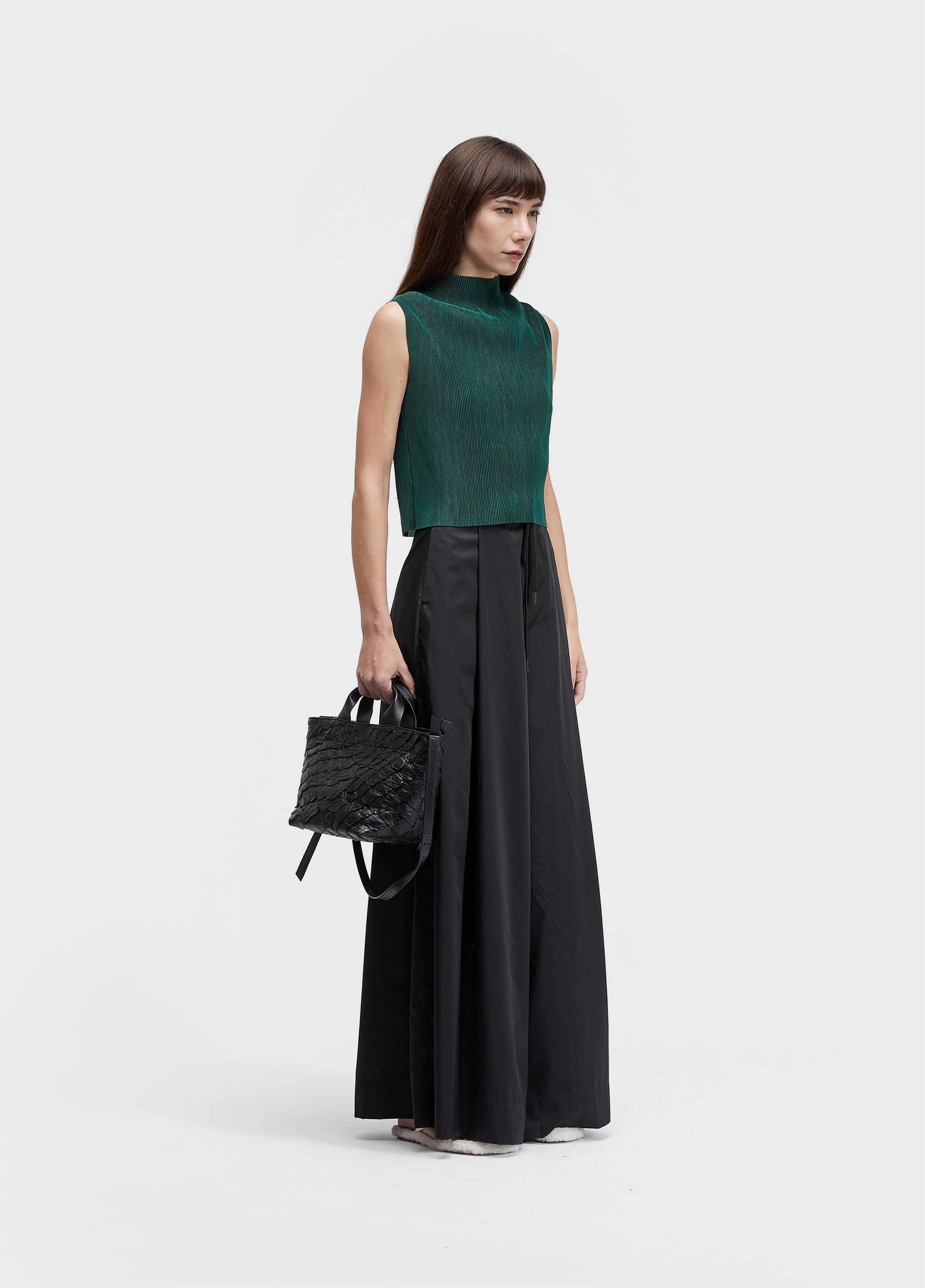 Blusa sleeveless plisse