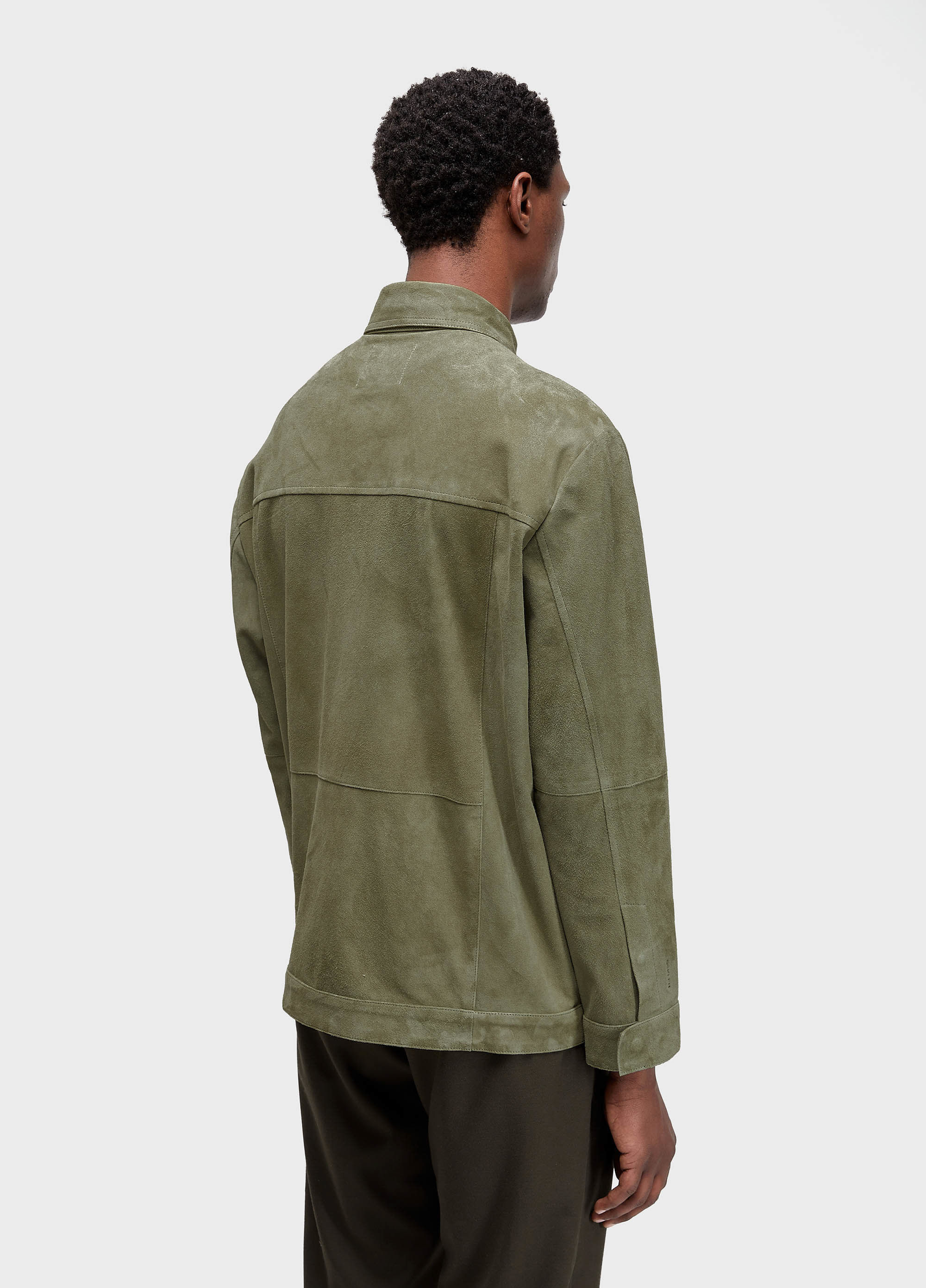 Overshirt classic leather