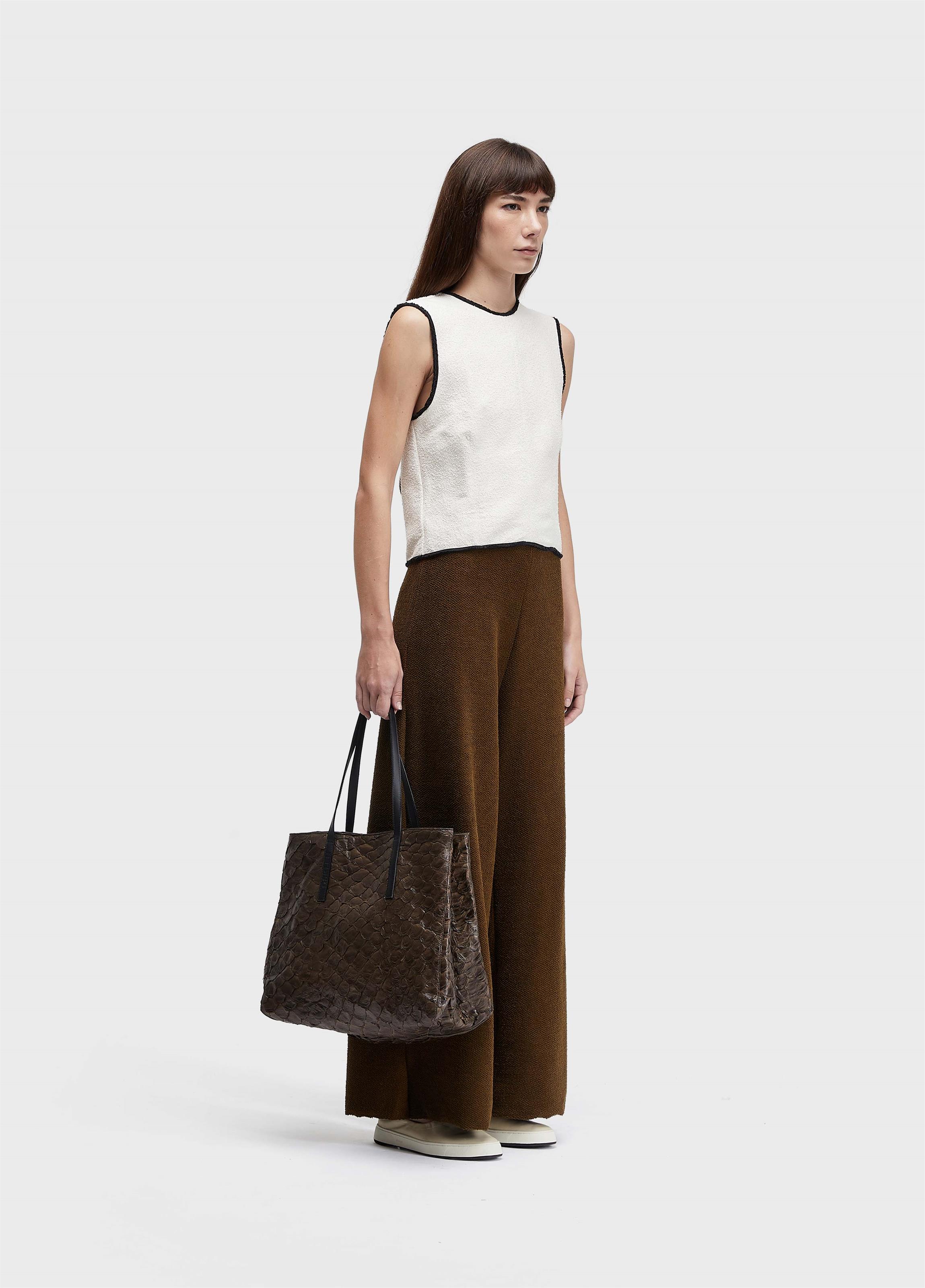 Blusa sleeveless cotton texture