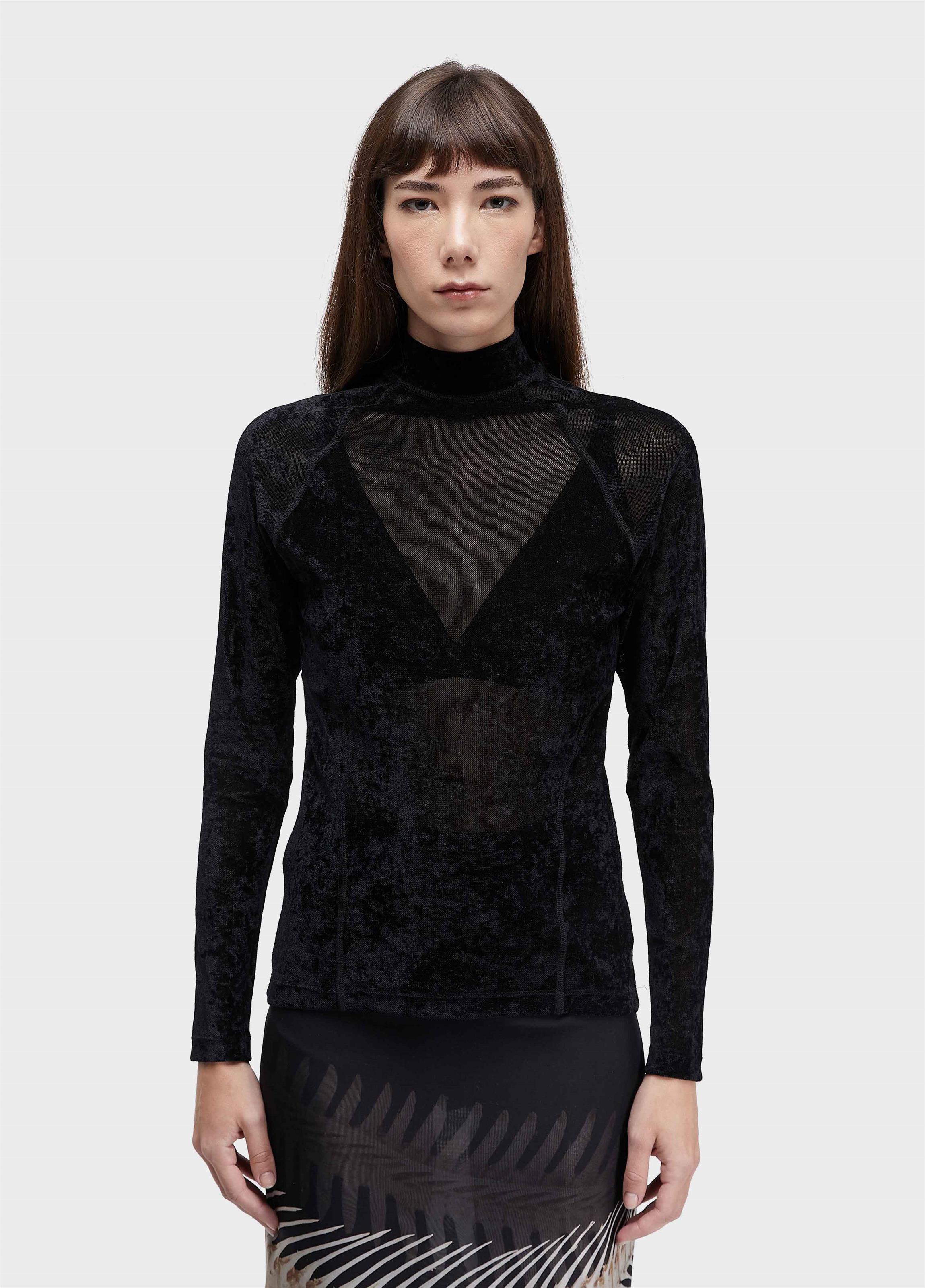 Blusa tule velvet