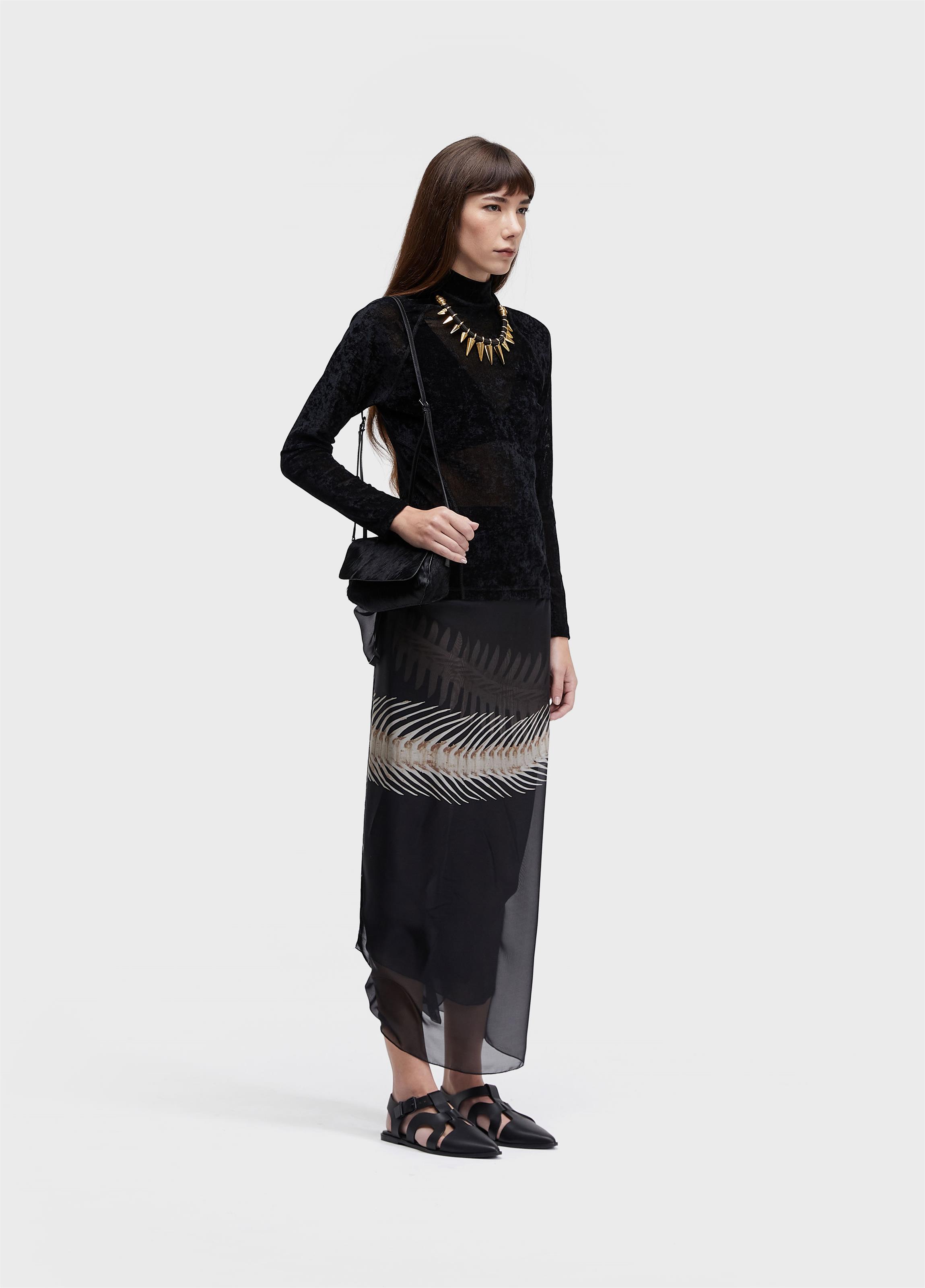Blusa tule velvet