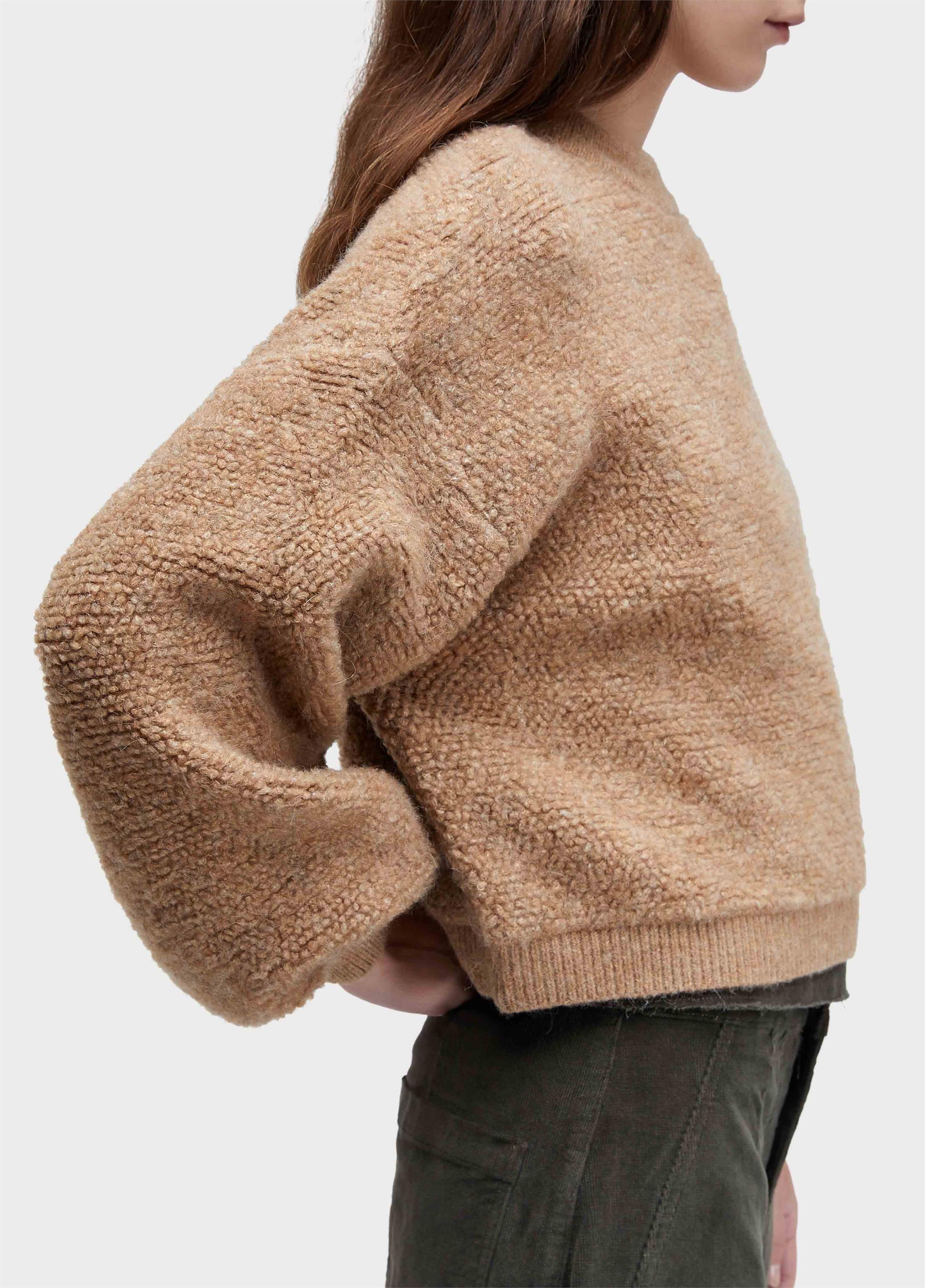 Sweater over tricot textura