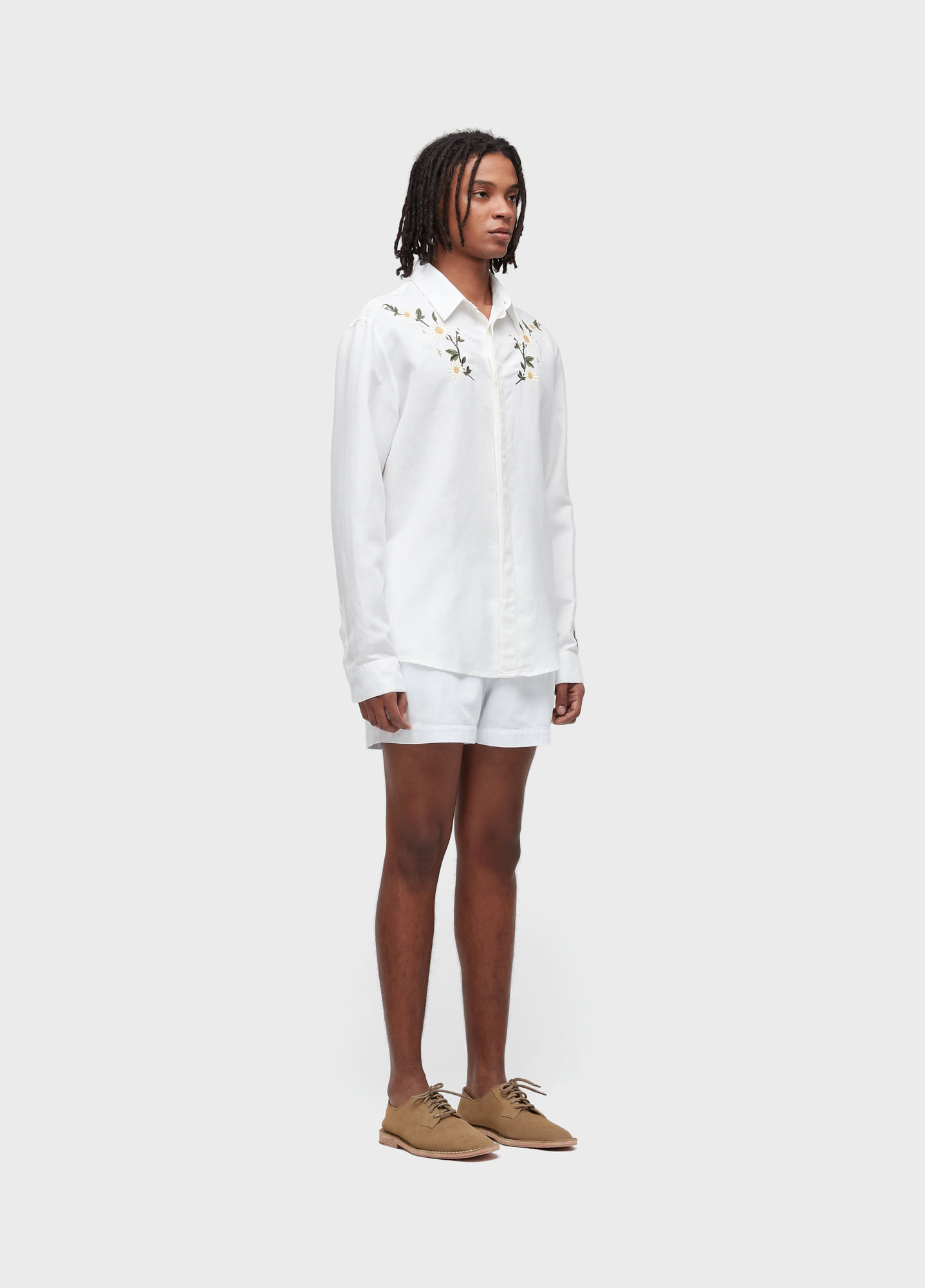 Camisa linen daisy light ML