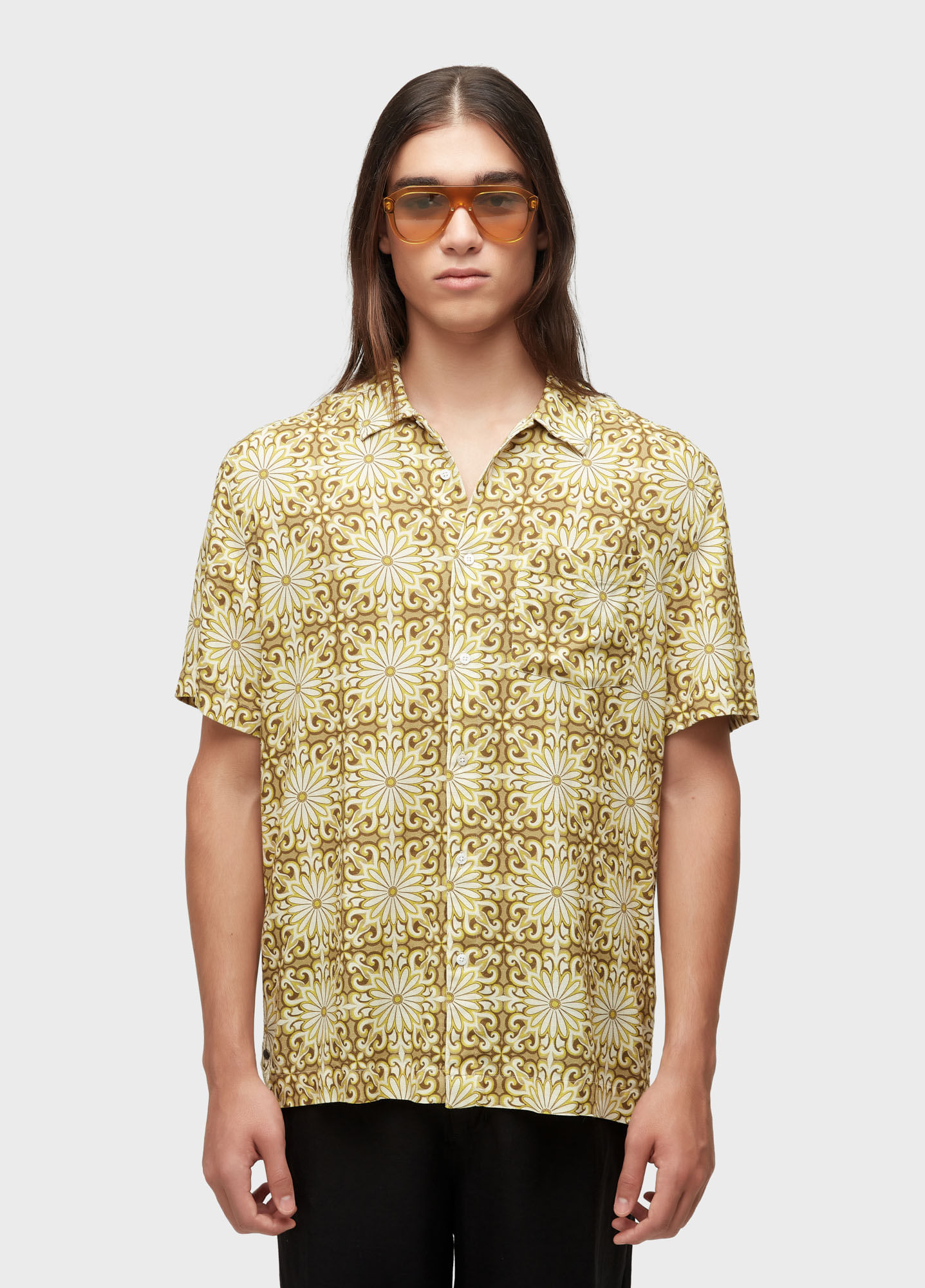 Camisa garden tile mc | Osklen