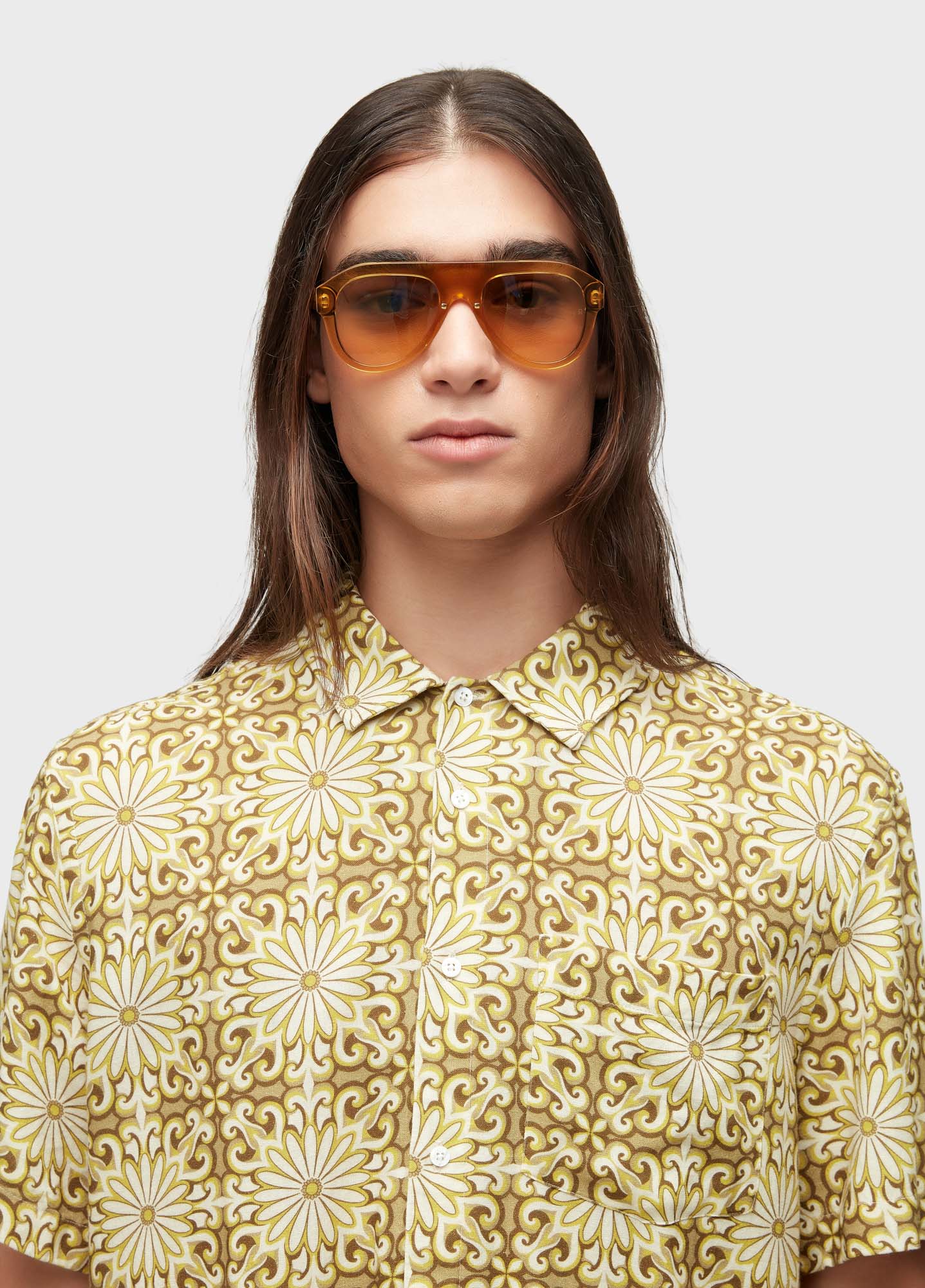 Camisa garden tile mc | Osklen