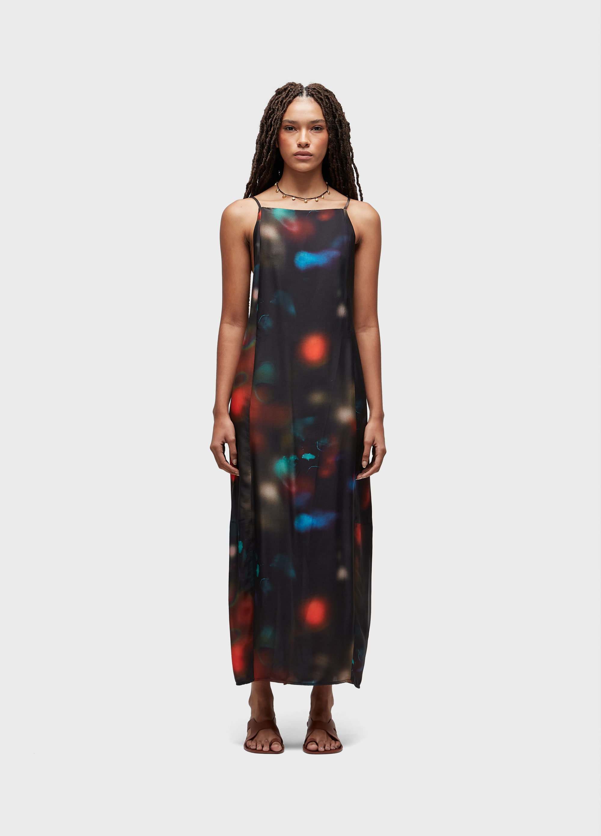 Vestido baloon rose blur