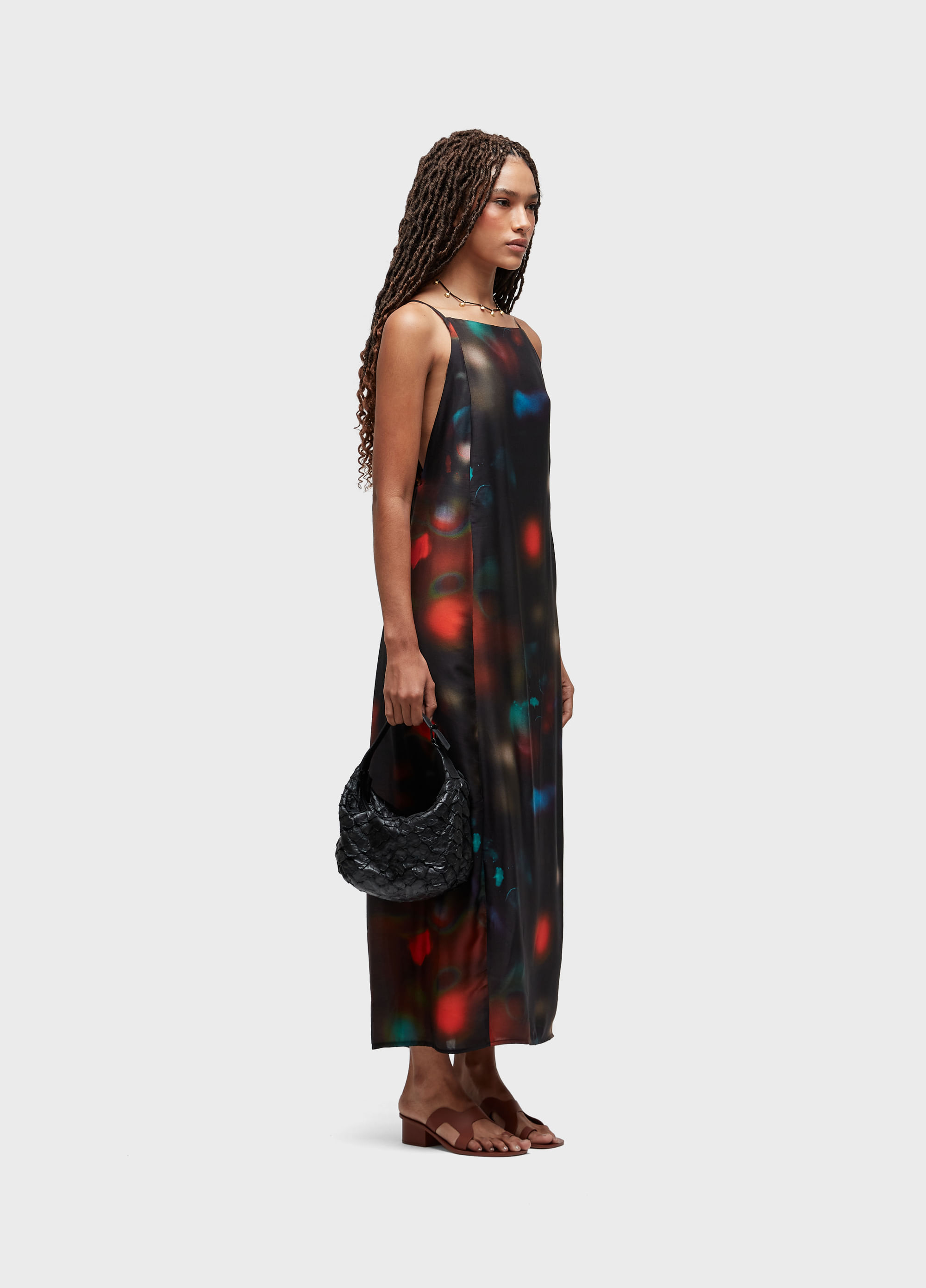 Vestido baloon rose blur