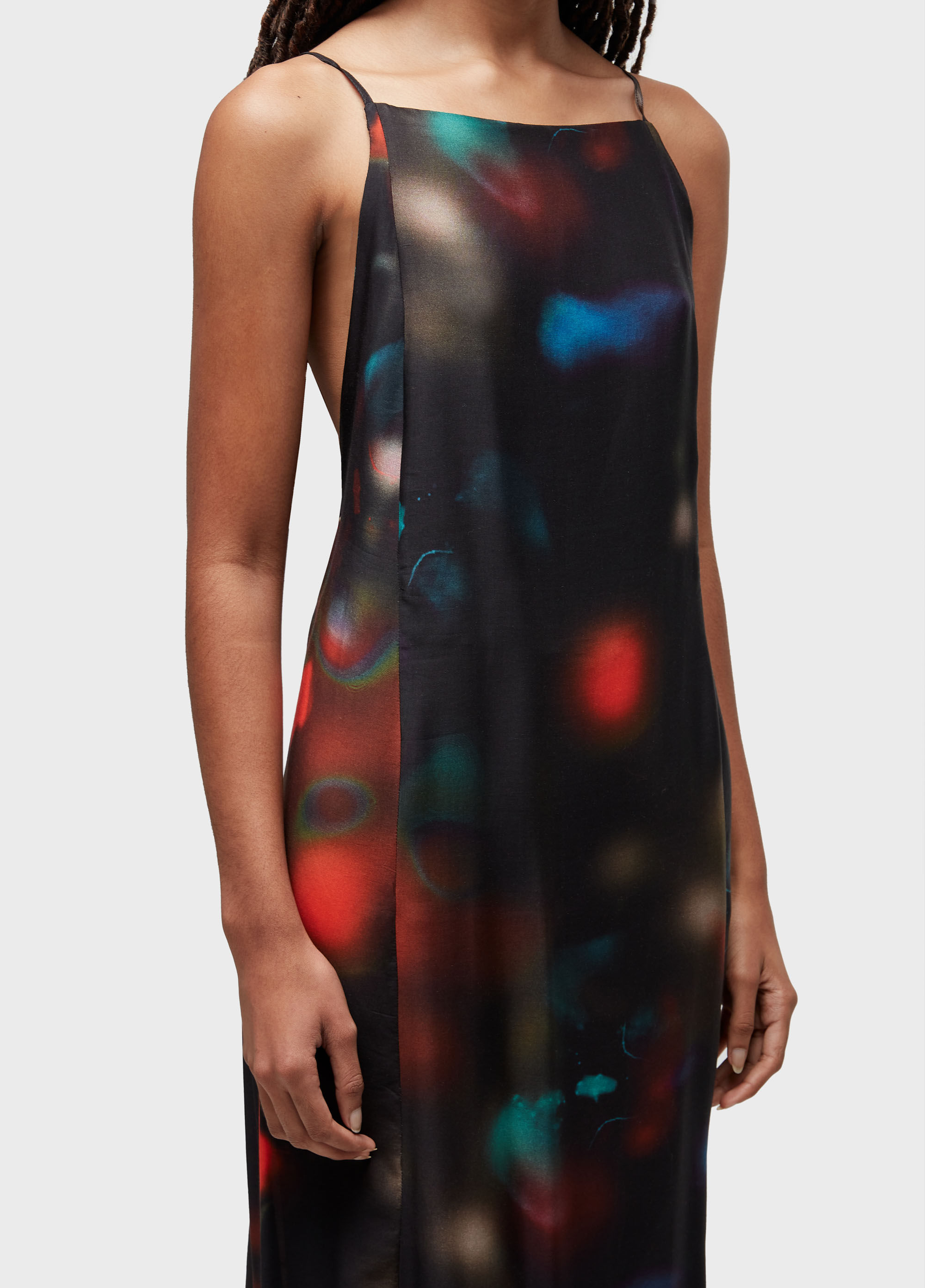 Vestido baloon rose blur
