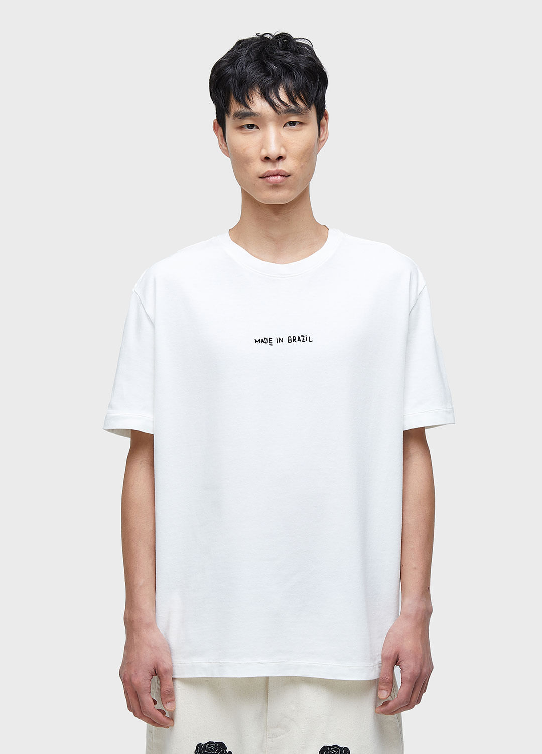 T-shirt made in brazil bordado