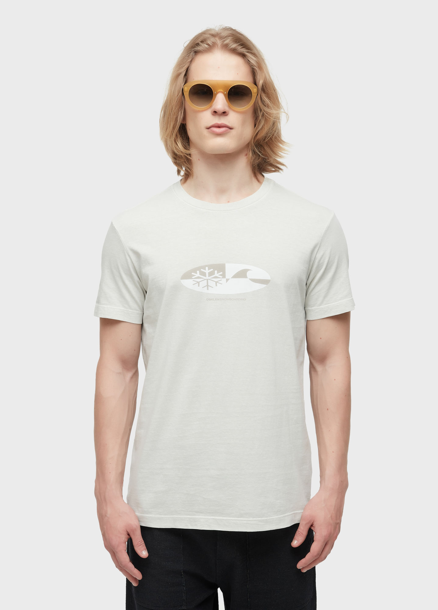 T-shirt stone cristal onda snow